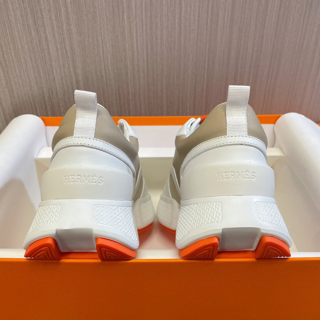 GIGA SNEAKER BEIGE MIX WHITE CALFSKIN、mysite、Cacoeks