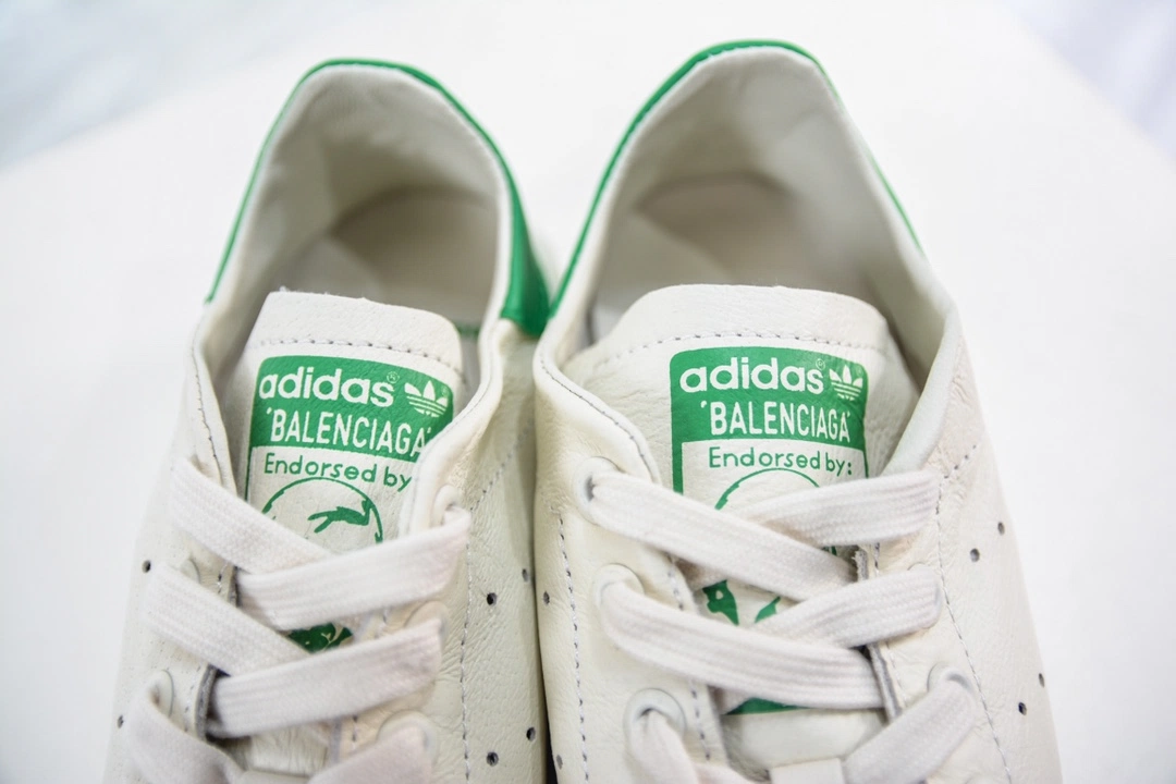 Balenciaga x Adidas Stan Smith Sneaker in Off White Green、mysite、Cacoeks