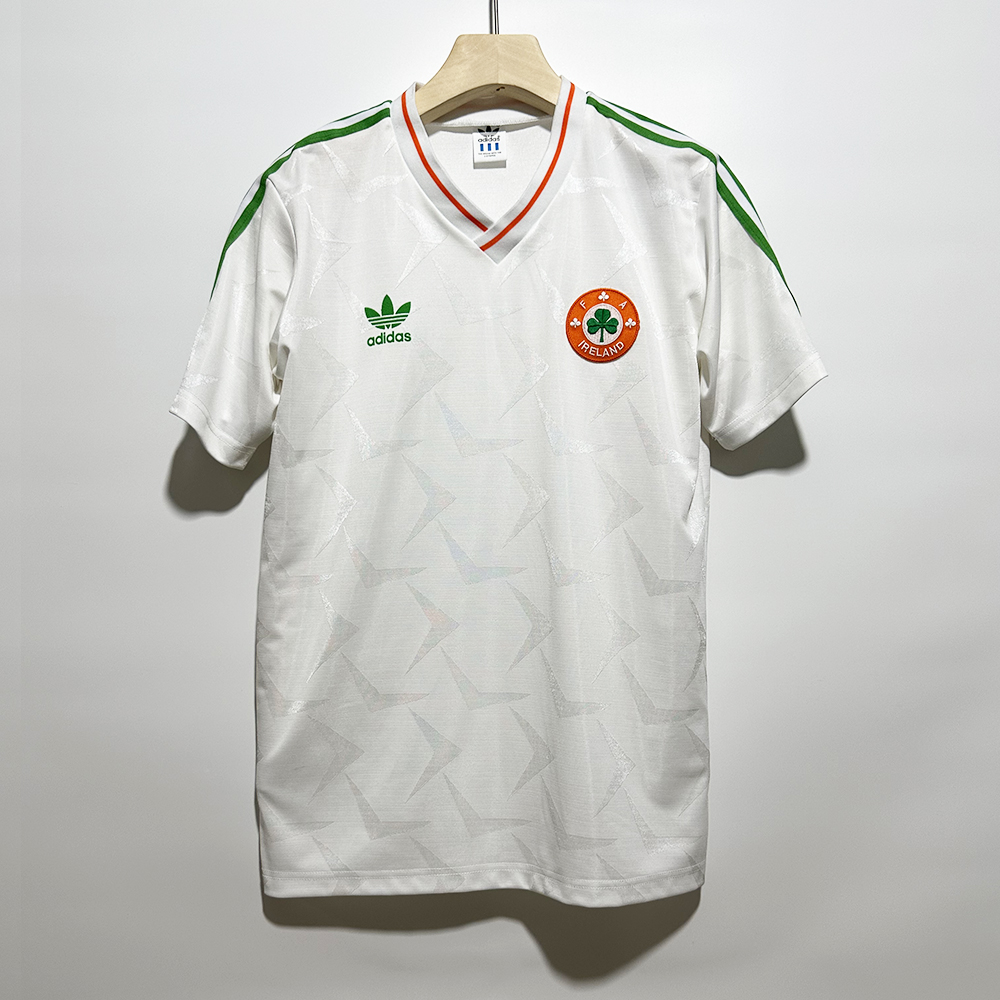 ManixJersey.com | Retro Ireland 1990 Away Unsponsored Jersey -Customize Name, Number and Patch | Worldwide Shipping