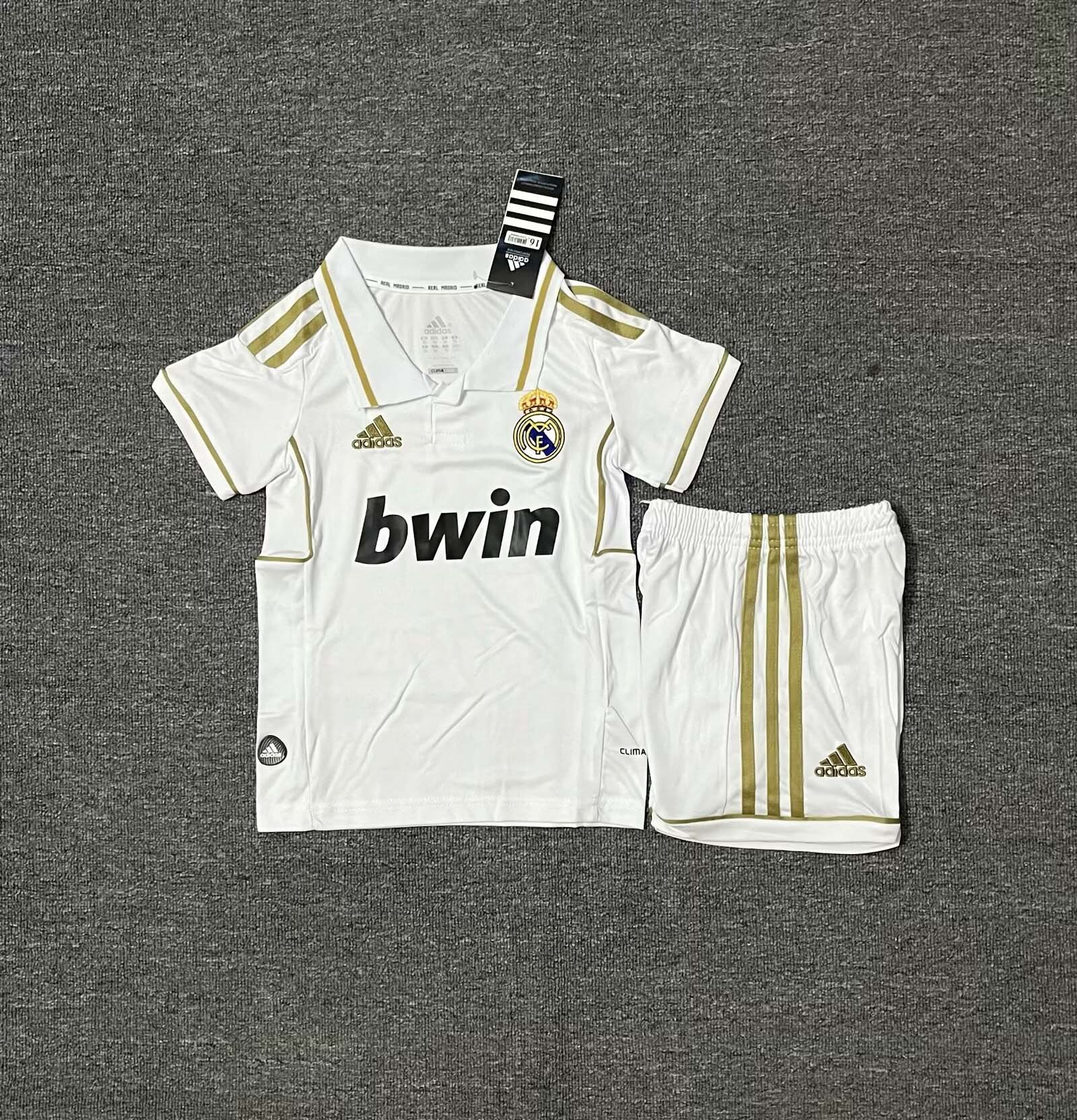 2011/2012 Retro Real Madrid Home Football Shirt 1:1 Thai Quality Kids Size:football jersey mysite: unitedjerseyfootball 邓江浪:football