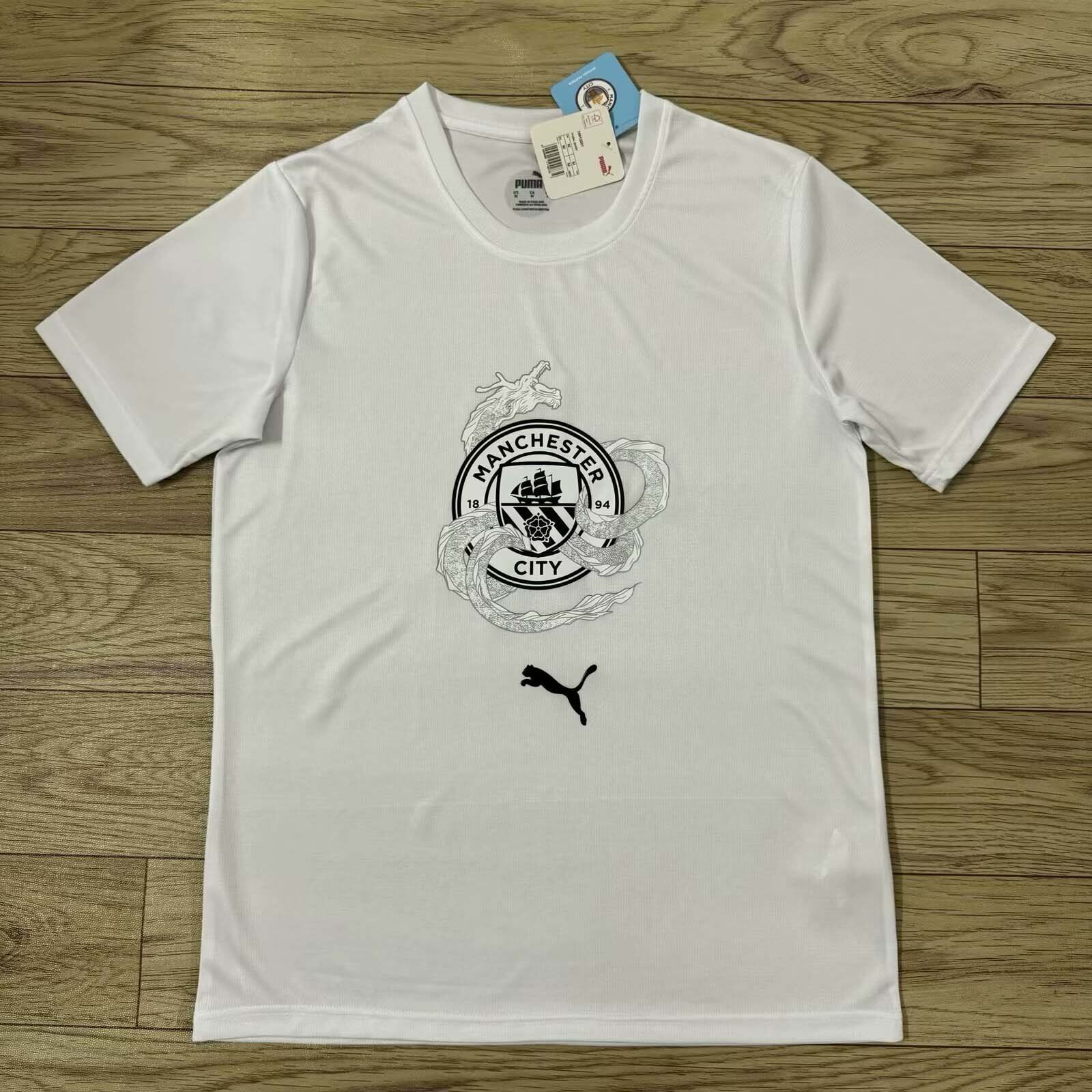 2023/2024 Manchester City Commemorative Edition White Football Shirt 1:1 Thai Quality:football jersey mysite: unitedjerseyfootball 邓江浪:football