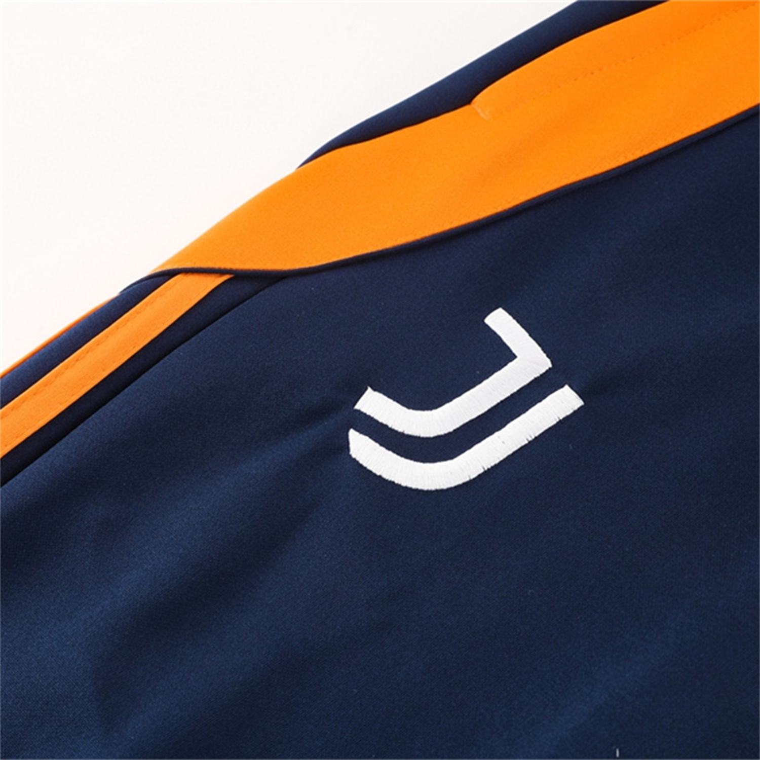 foot-Juventus 24-25 Jacket Training Tracksuit - Orange Jackets & Blue Pants