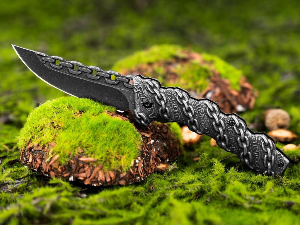NedFoss Chain Pocket Knife,  Folding Knife,  Cool EDC Knife