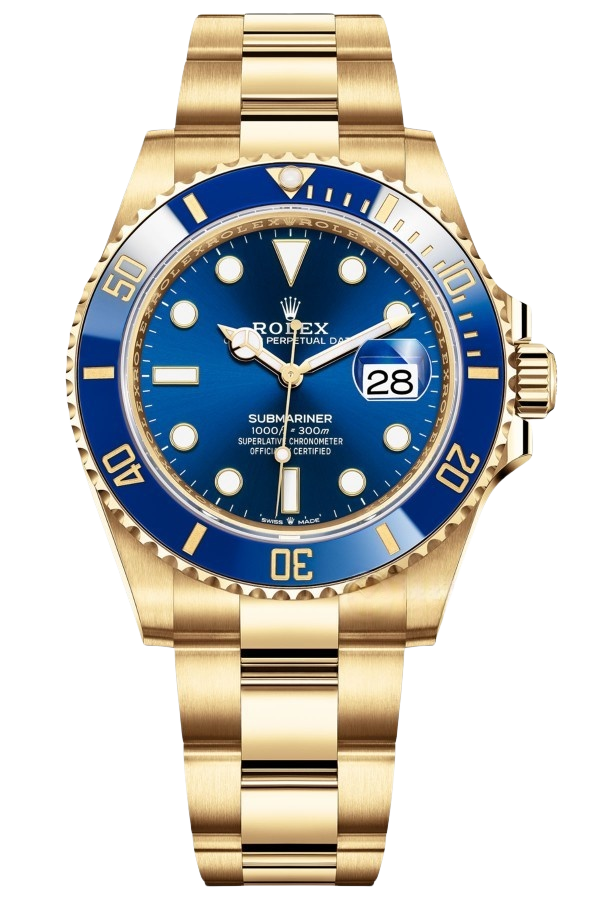 Rolex Submariner Blue DialSuper Clone Swiss ReplicaWatch 18k Gold Ref 126618LB 3235 SwissMovement