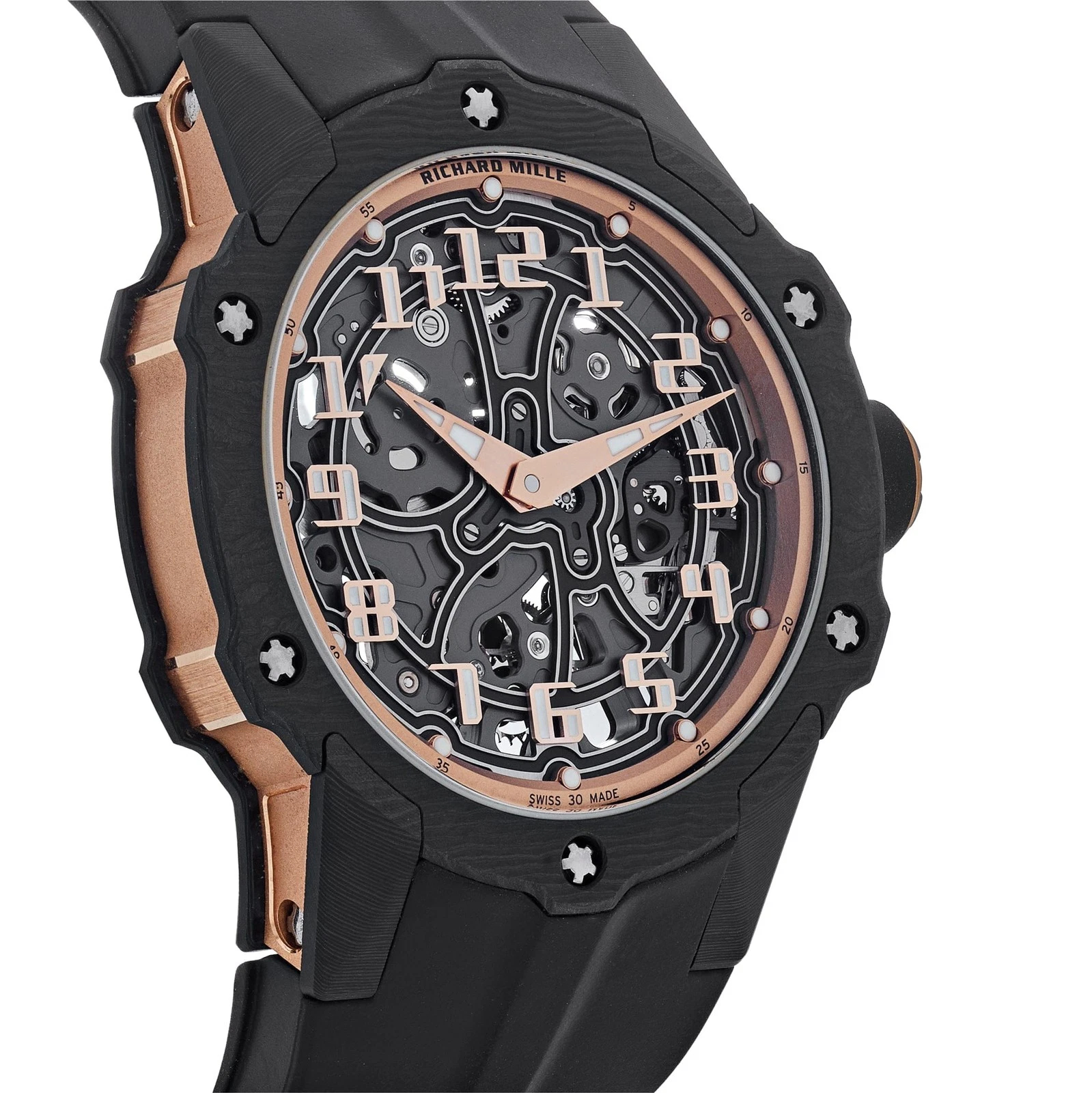 Richard Mille RM 33-02 Super Clone Watch – Carbon TPT Case Automatic Skeleton Dial Replica