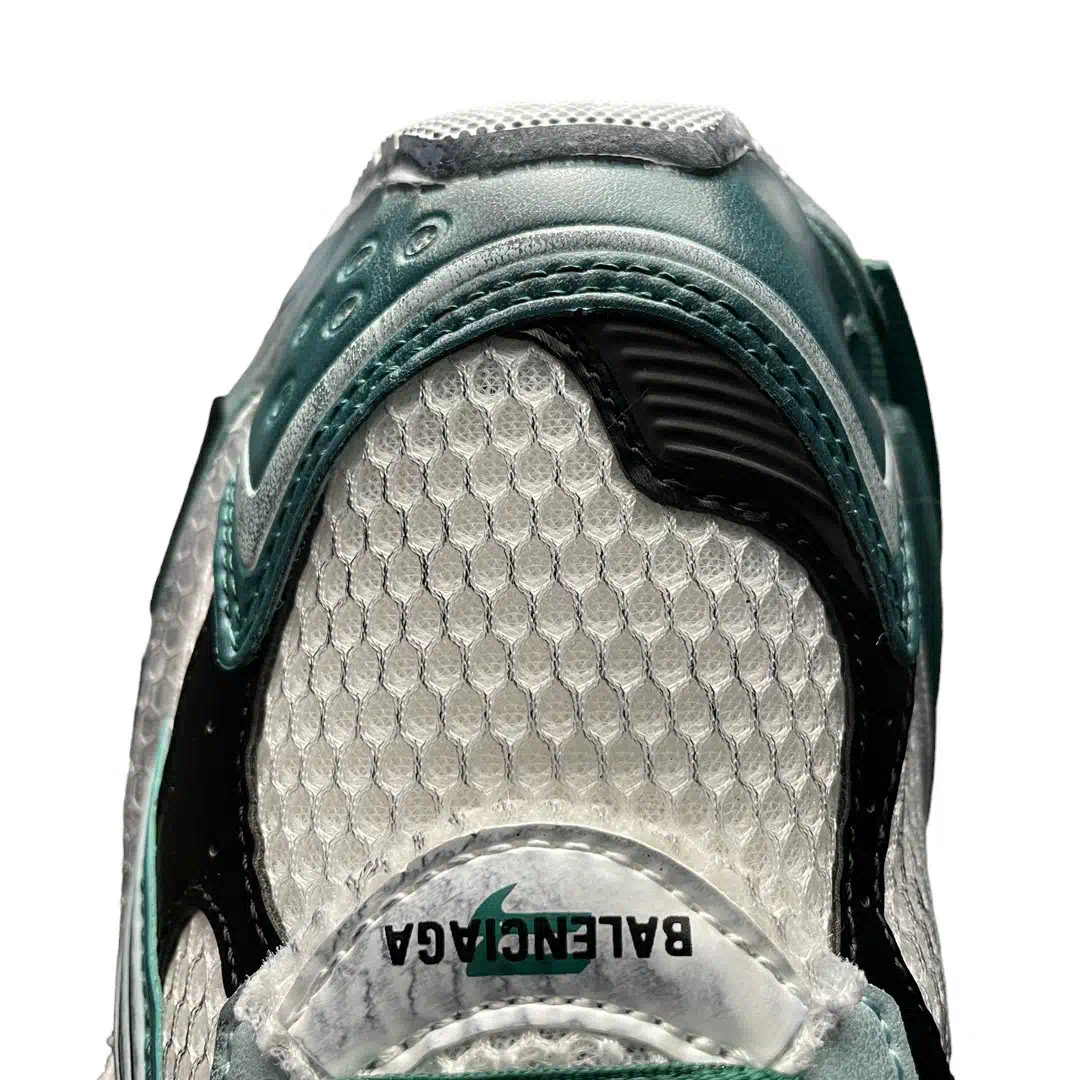 Balenciaga Runner Sneaker in White Green Blue、mysite、Cacoeks