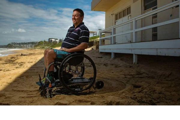 Freedom Trax FT1 Pro Wheelchair Attachment Beach Accessibility