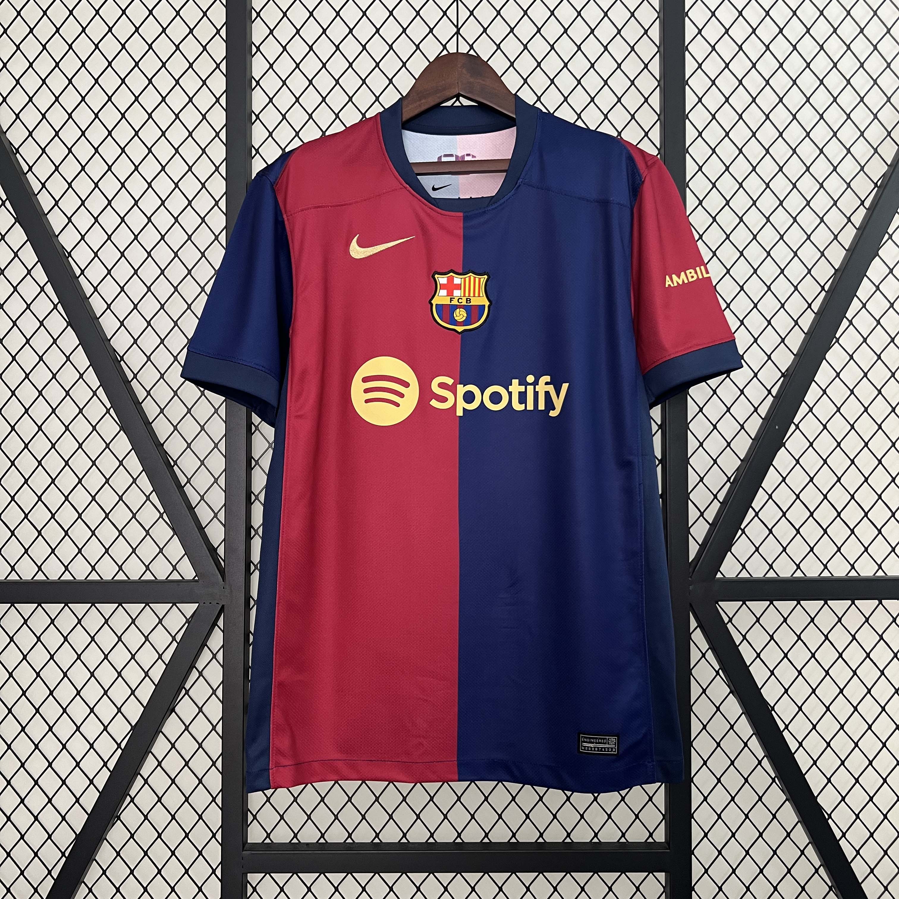 2024/2025 Barcelona Home Football Shirt 1:1 Thai Quality:football jersey mysite: unitedjerseyfootball 邓江浪:football