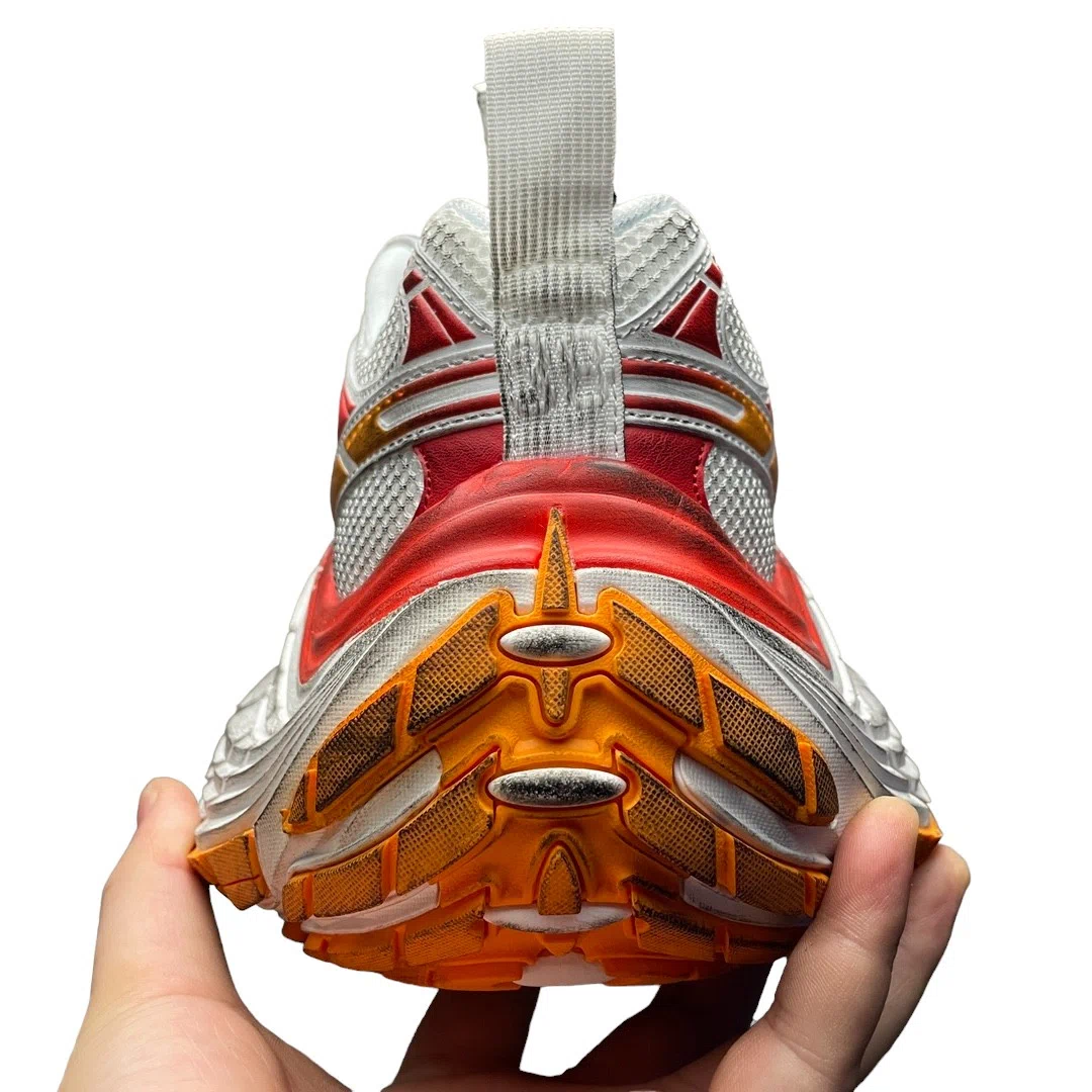 Balenciaga 10XL Sneaker in White Red Orange、mysite、Cacoeks