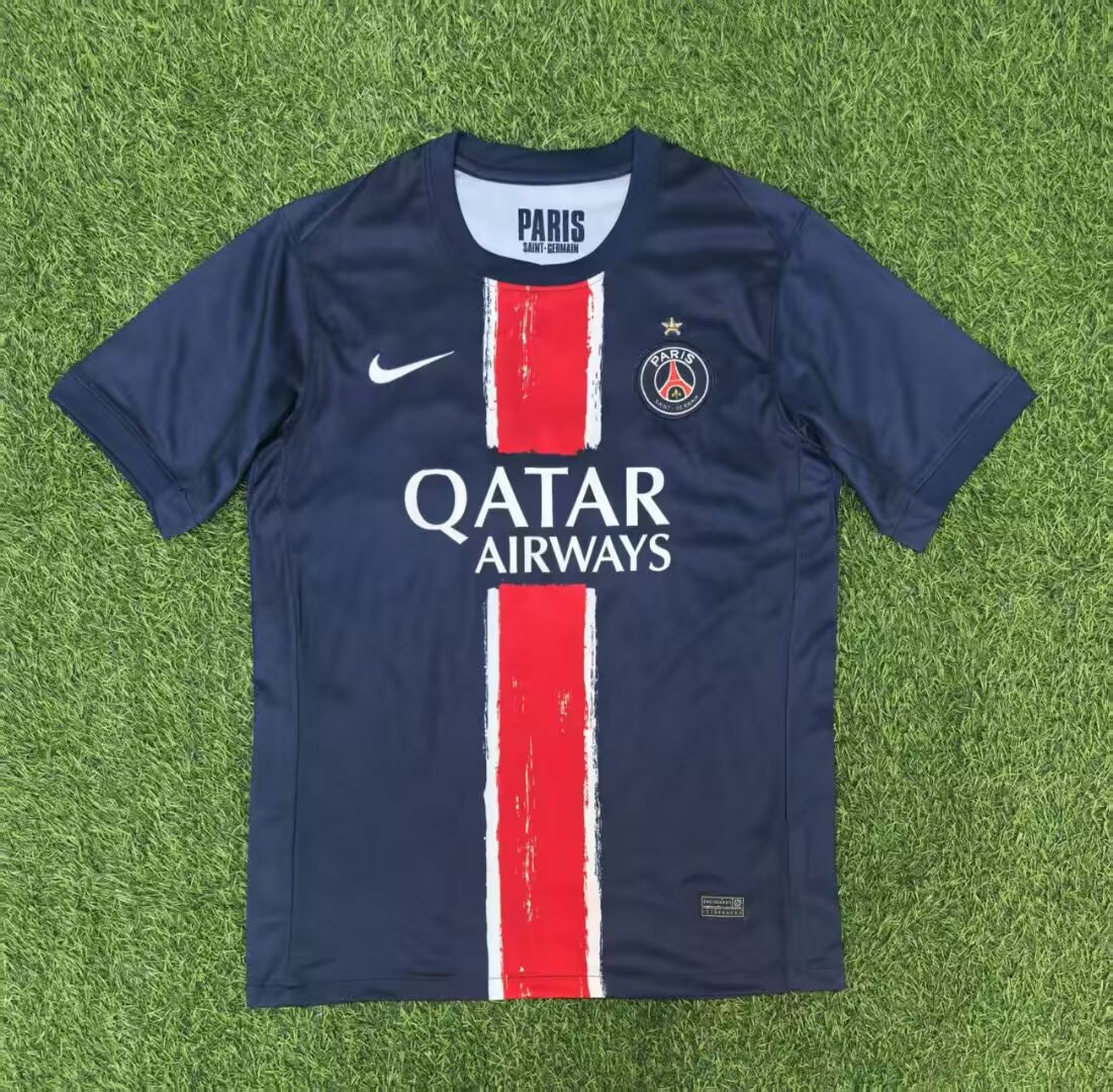 2024/2025 Psg Paris Saint-Germain Home UEFA Champions League Champion Football Shirt 1:1 Thai Quality:football jersey mysite: unitedjerseyfootball 邓江浪:football