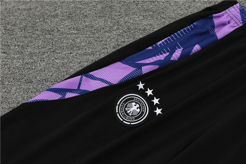 ManixJersey.com | Germany 2024 Long Sleeve Training Set - Purple With Black -Customize Name, Number and Patch | Worldwide Shipping