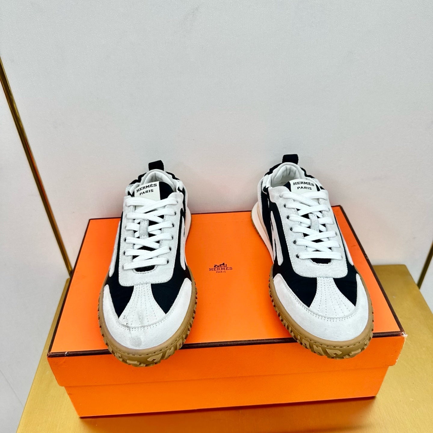 JET SNEAKER IN WHITE MIX BLACK SUEDE、mysite、Cacoeks