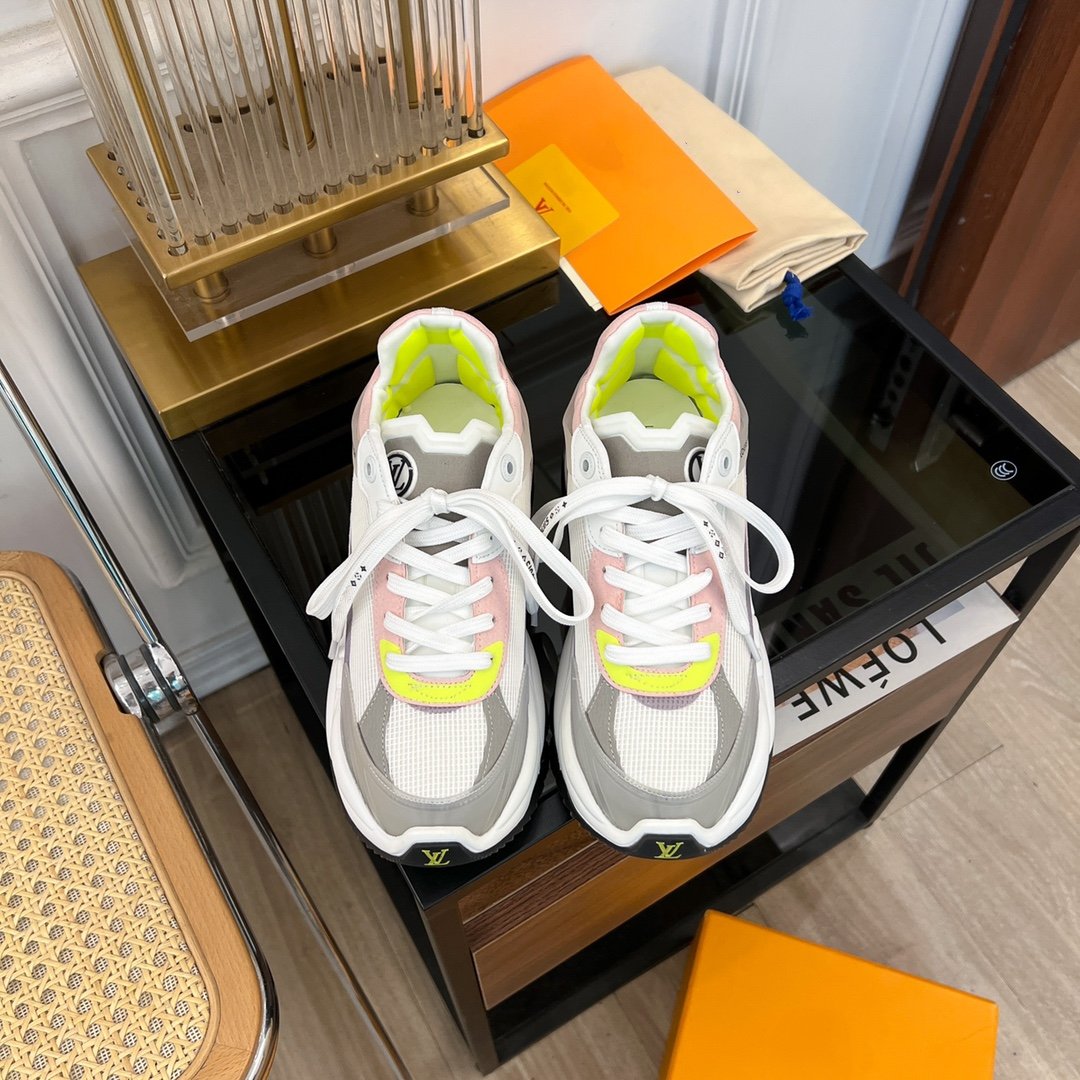 LV RUN 55 SNEAKER GREEN PLANTAIN、mysite、Cacoeks