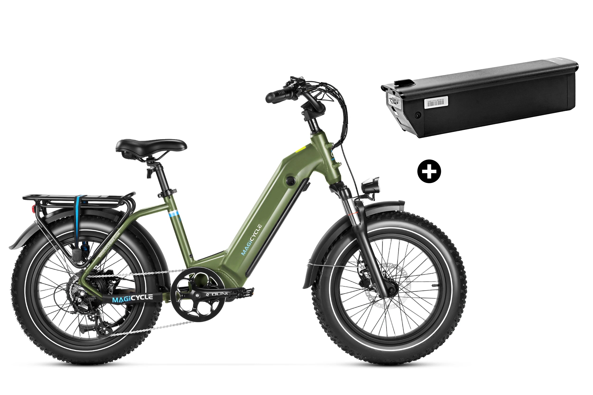 Magicycle Ocelot Pro Long Range Step-Thru Fat Tire Electric Bike、mySite、bearsvspackers