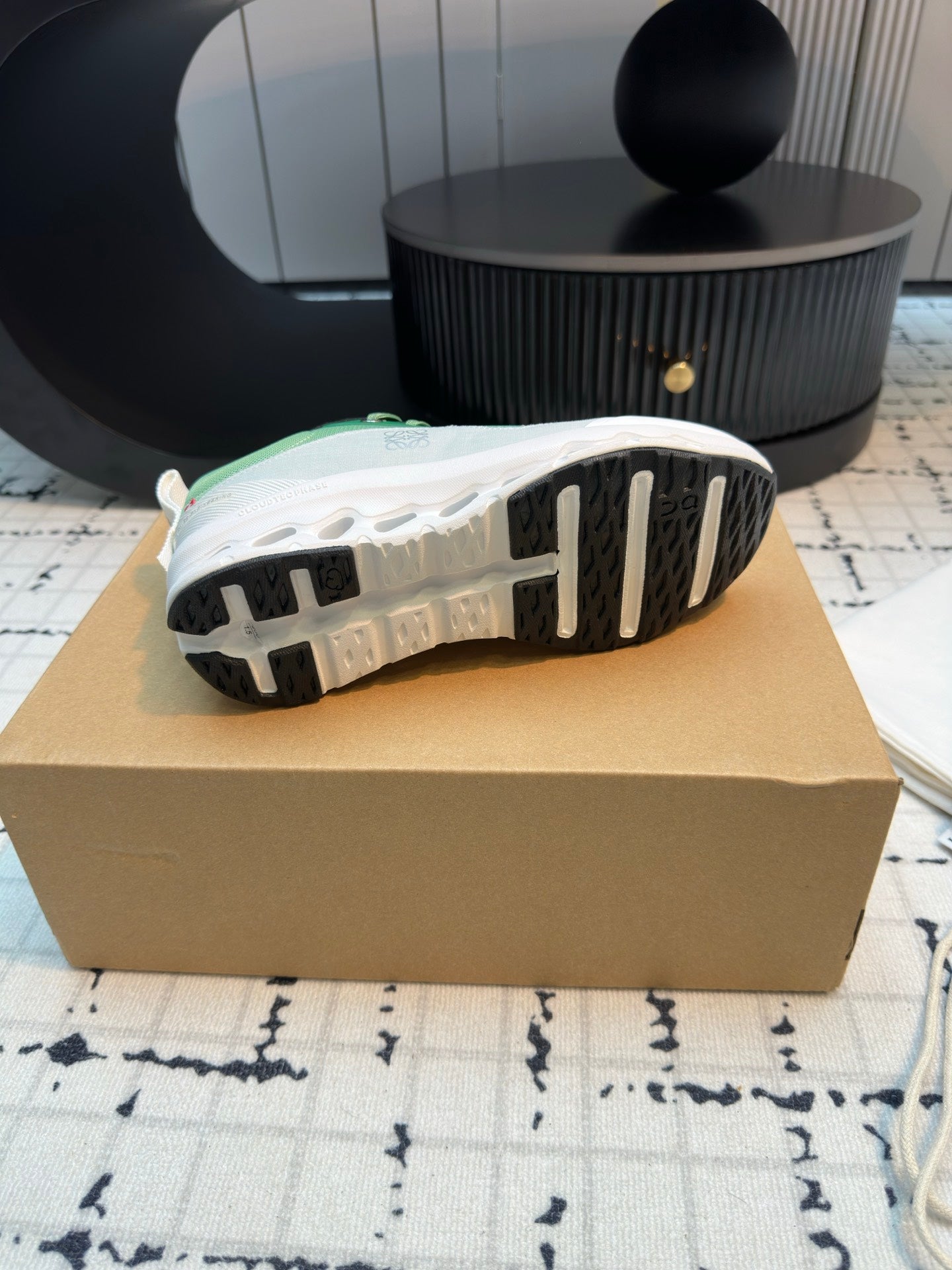 LW CLOUDTILT 2.0 SNEAKER WHITE AND GREEN POLYESTER、mysite、Cacoeks