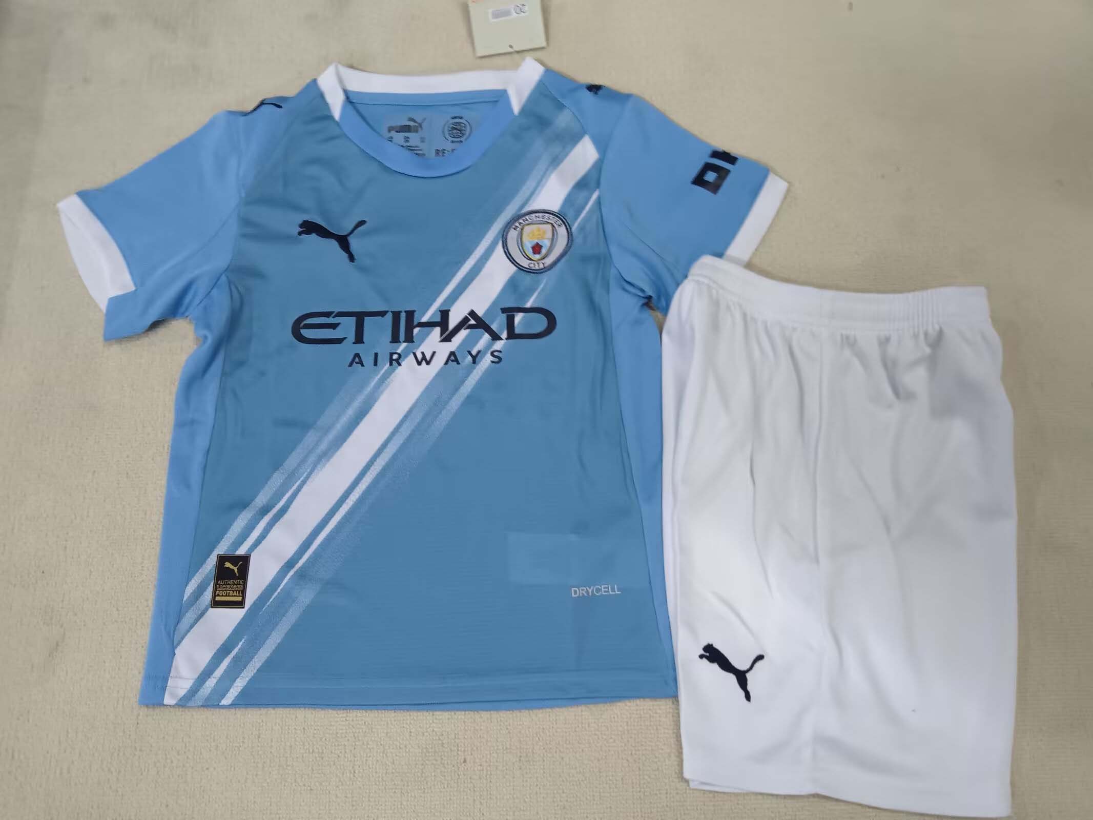 2025/2026 Manchester City Home Football Shirt 1:1 Thai Quality Kids Size:football jersey mysite: unitedjerseyfootball 邓江浪:football