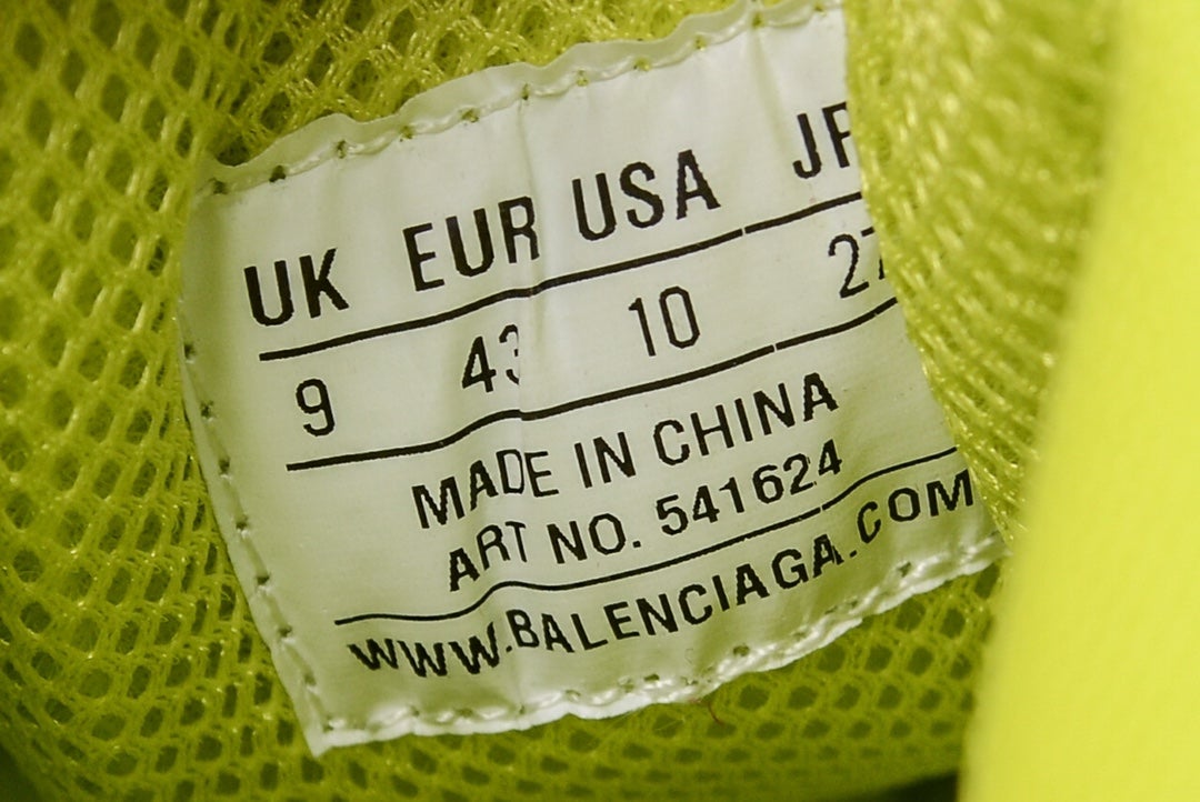 Balenciaga Triple S Clear Sole Sneaker Fluo Yellow White、mysite、Cacoeks