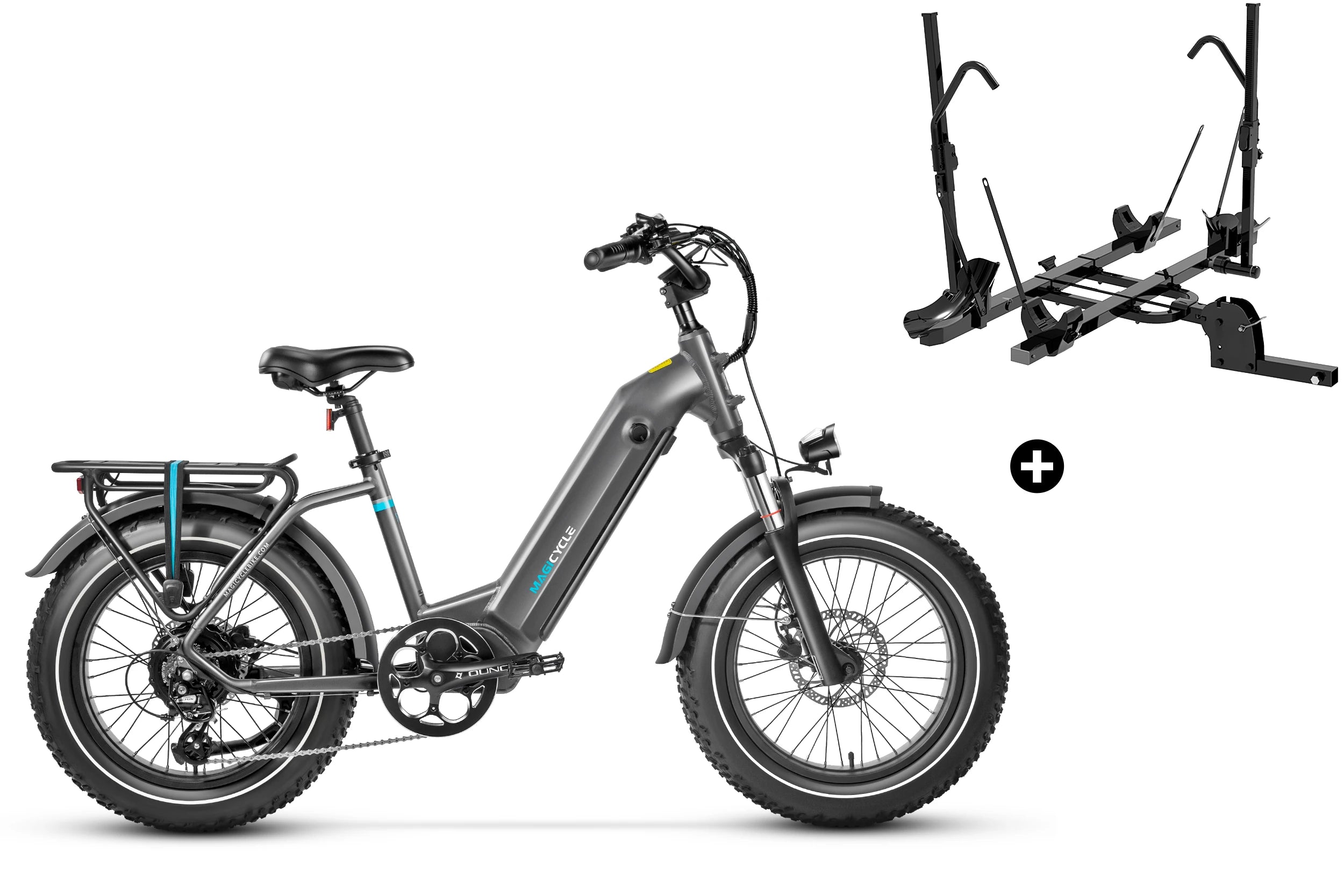 Bundle Sale - Magicycle Ocelot Pro E-Bike With A Hitch Bike Rack、mySite、bearsvspackers