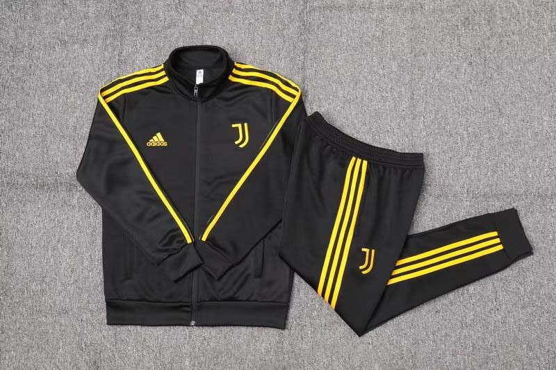 2023/2024 Juventus Long Zipped Jacket Black Football Shirt 1:1 Thai Quality Set:football jersey mysite: unitedjerseyfootball 邓江浪:football