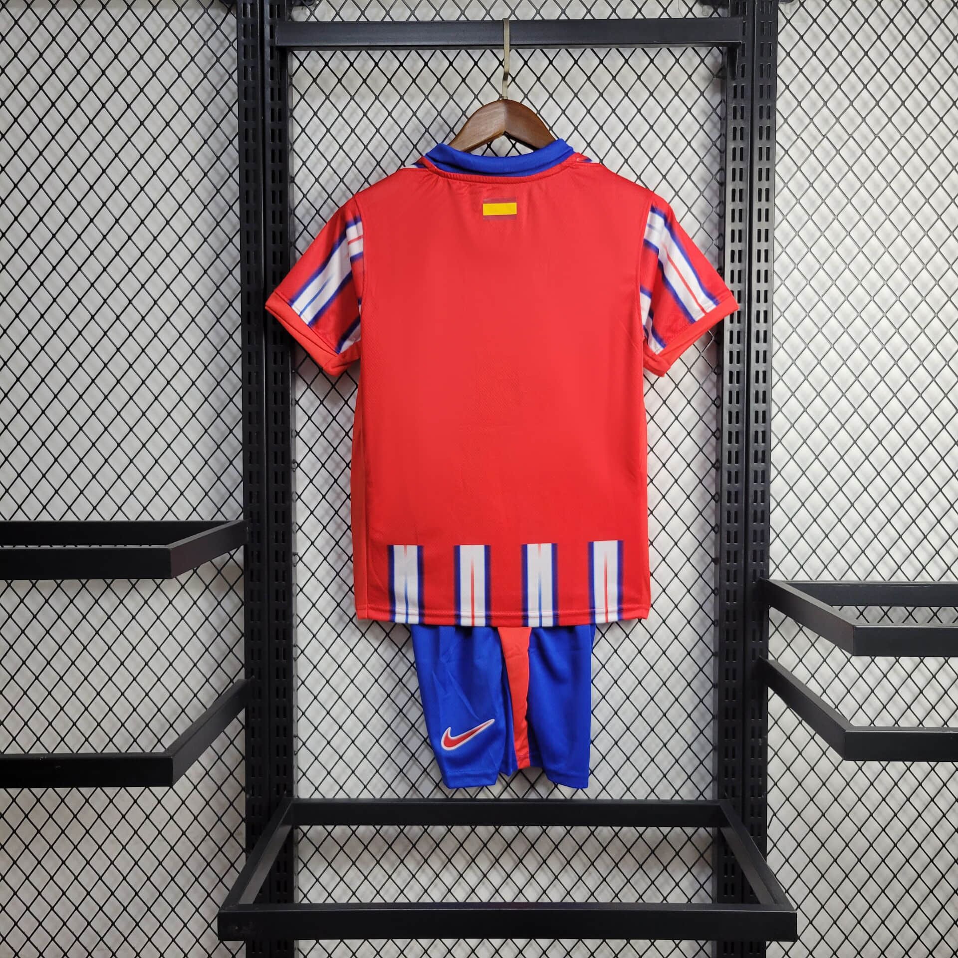 JerseysGala.com | Atletico Madrid 24-25 Home Kids Kit -Customize Name, Number and Patch | Worldwide Shipping