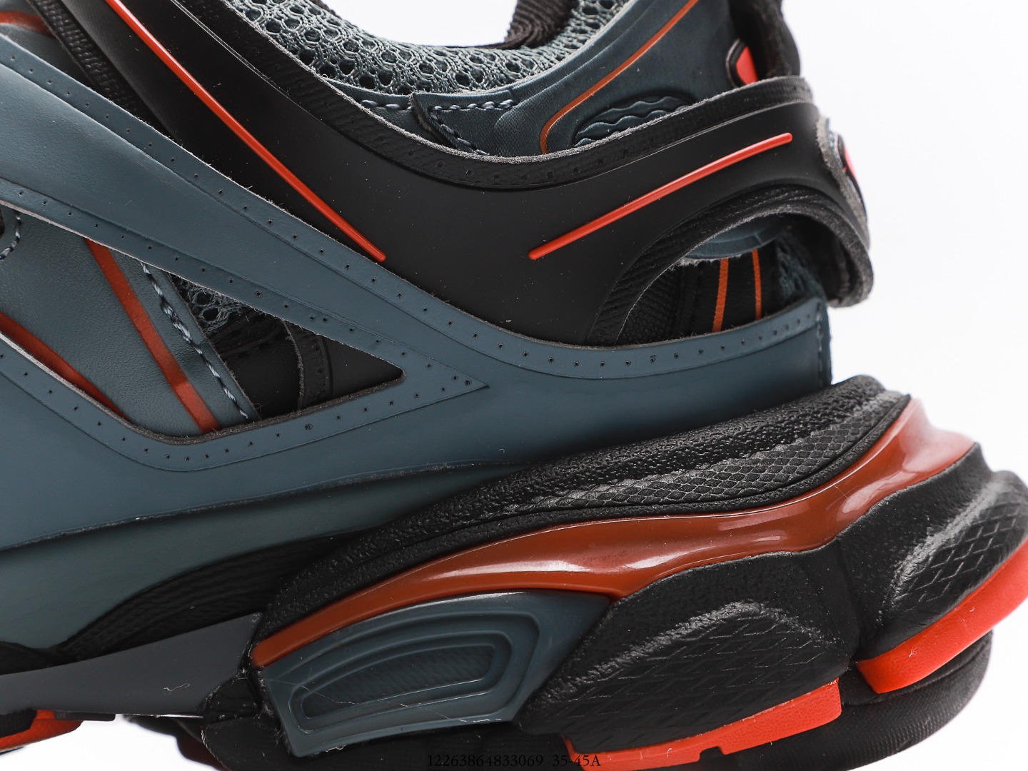 Balenciaga Track Trainer in Dark Grey Orange、mysite、Cacoeks