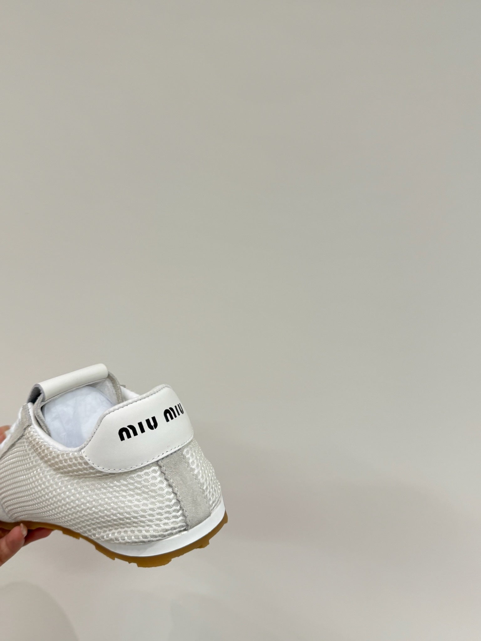 RETRO SNEAKERS IN BEIGE MESH AND SUEDE、mysite、Cacoeks