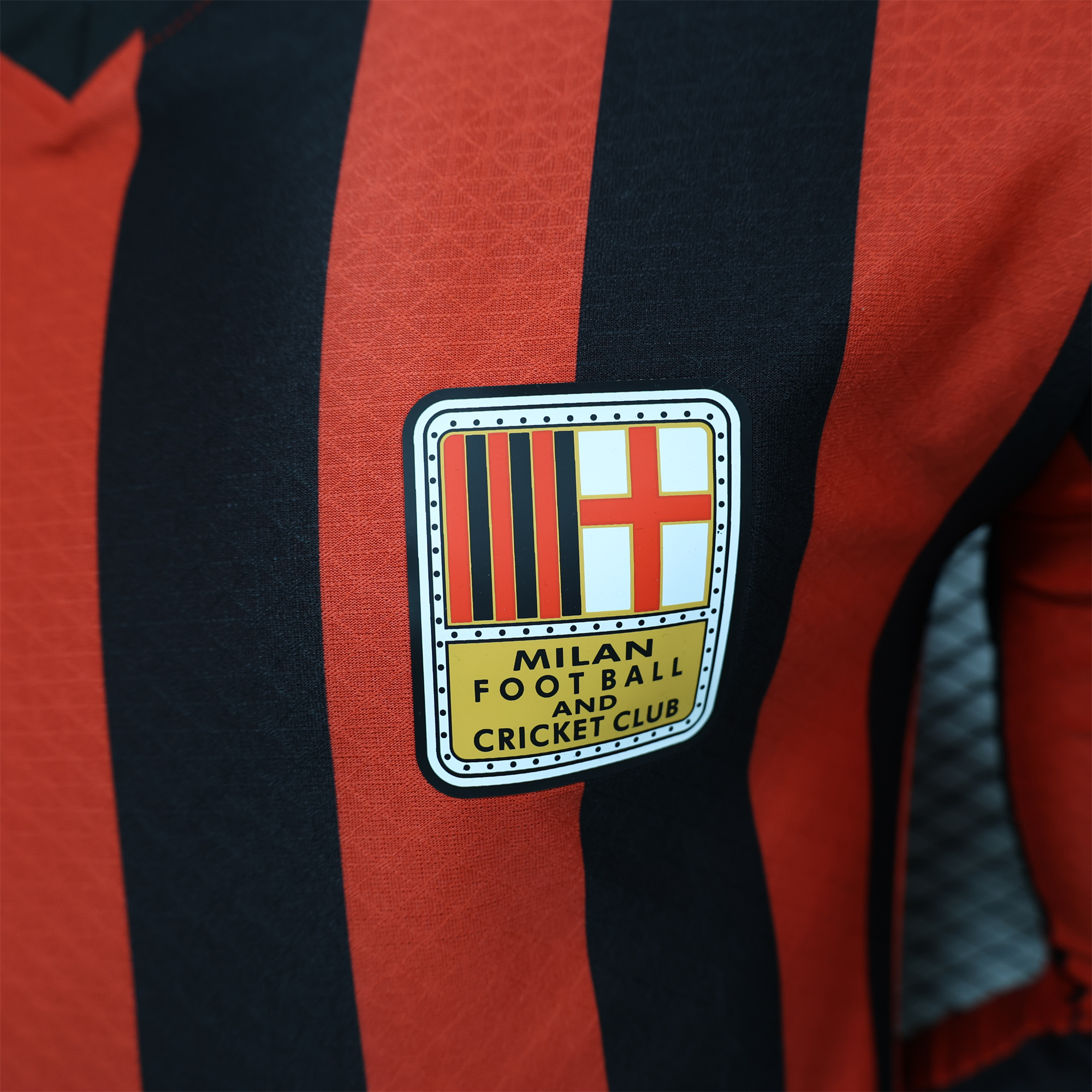 JerseysGala.com | AC Milan 24-25 125th Anniversary Long Sleeves Red Jersey - Player Version -Customize Name, Number and Patch | Worldwide Shipping