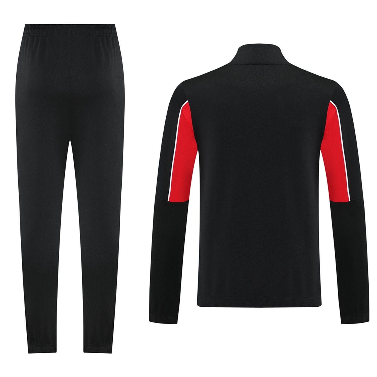 UltraTrikot-AC Milan 25-26 Jacket Training Tracksuit - Black top & Black Pants