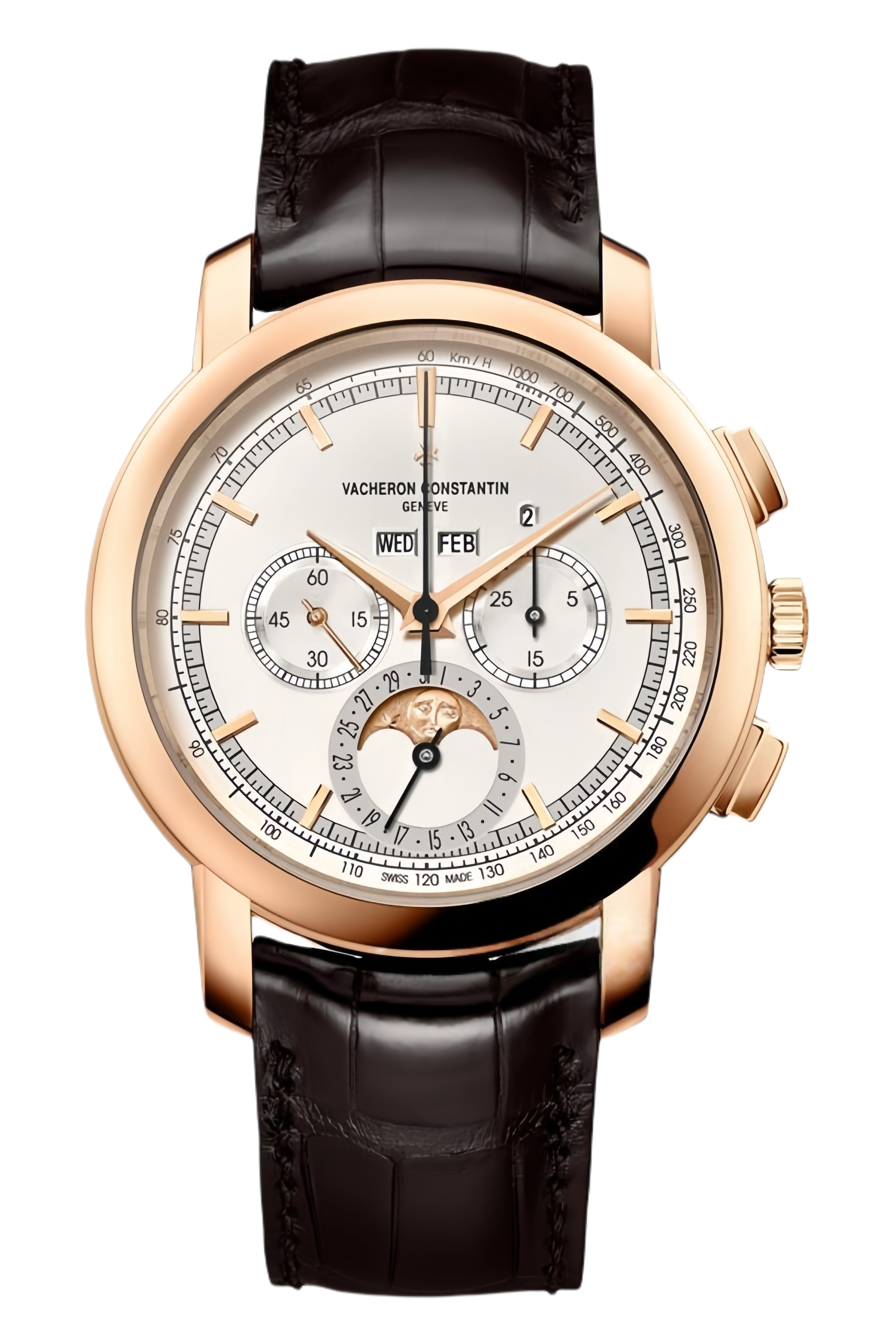 Vacheron Constantin Patrimony Ref. 5000T/000R-B304 Super Clone Watch – Rose Gold Case Silver Dial Replica