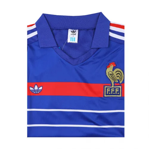 1984 France Home soccer jersey-Retro version: Ajax 24-25 Home Stadium Jersey - Fans Version mysite: Adidas luxuryfootballshirts.com: https://www.luxuryfootballshirts.com/