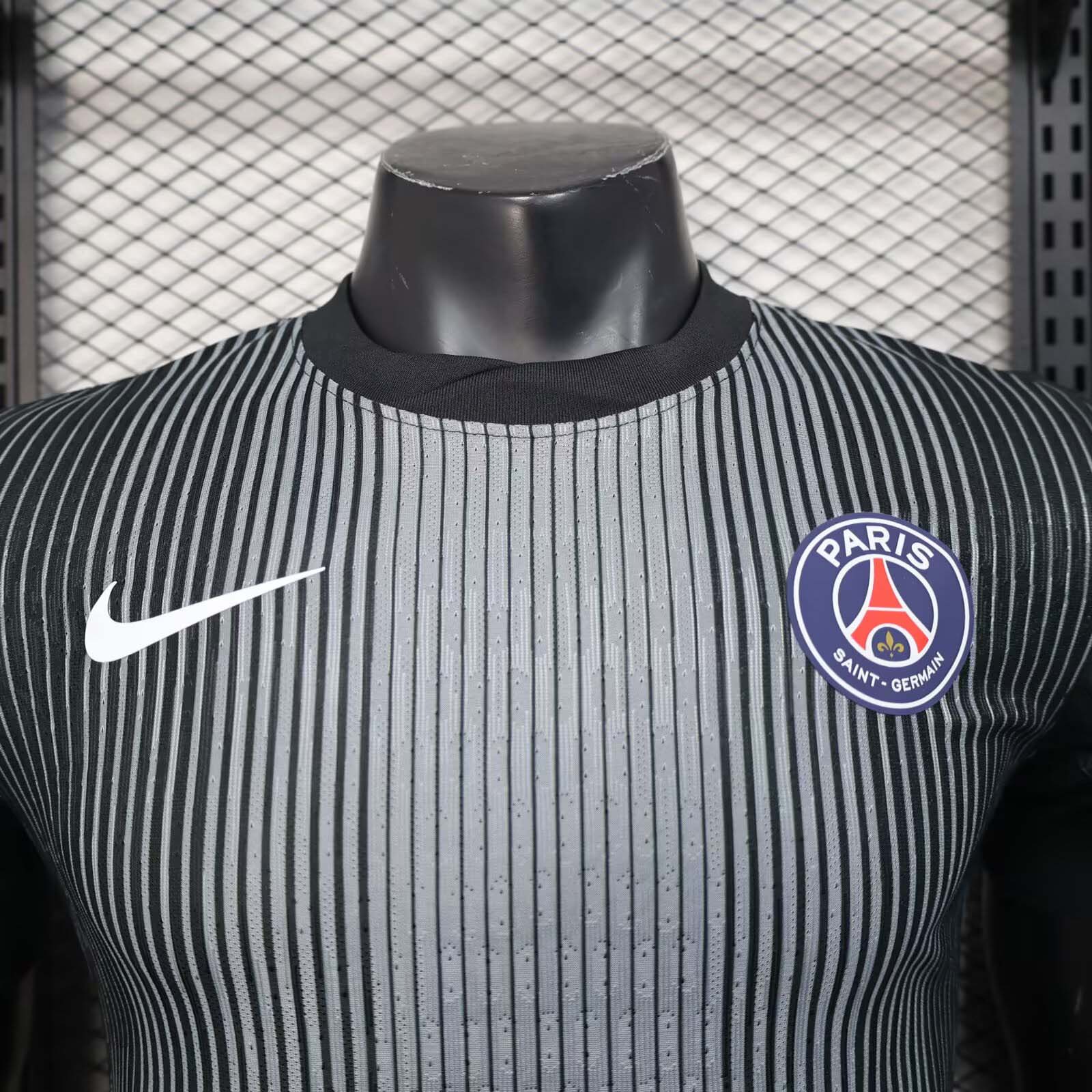 2025/2026 Player Version Psg Paris Saint-Germain Goalkeeper Black Football Shirt 1:1 Thai Quality:football jersey mysite: unitedjerseyfootball 邓江浪:football