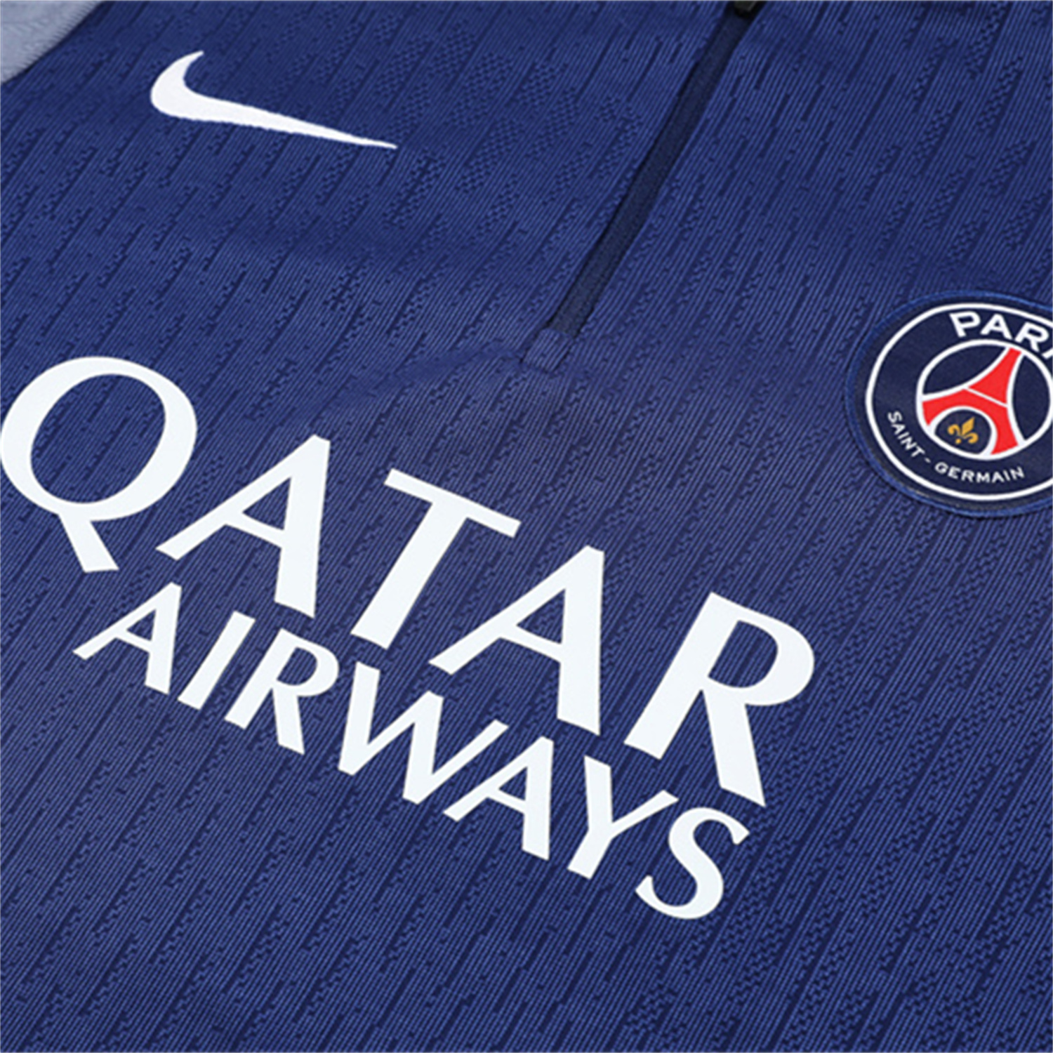 UltraTrikot-Paris Saint-Germain PSG 25-26 Long Sleeves Training Set - Royal Blue Gray Sleeves Top & Royal Blue Pants