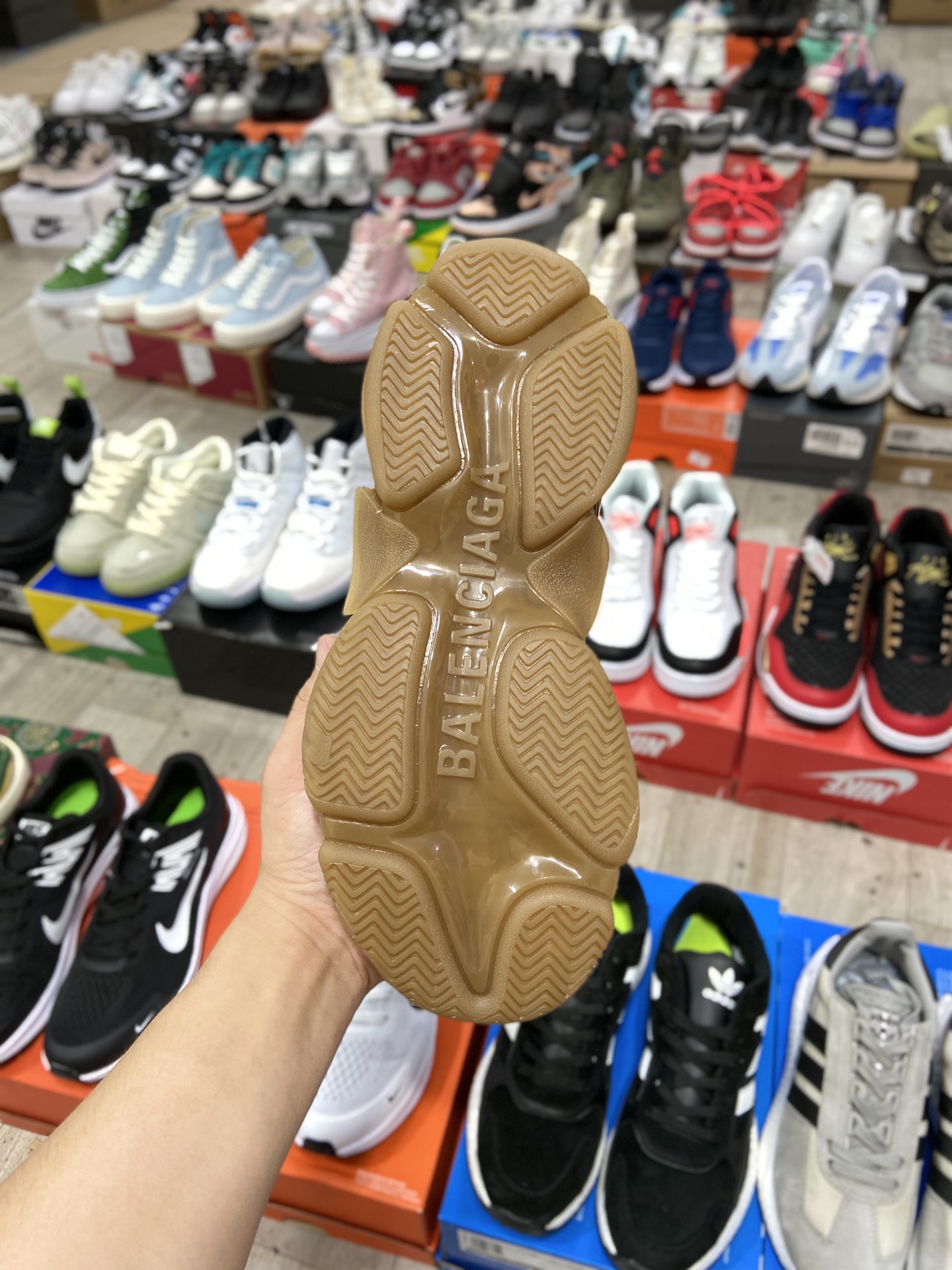 Balenciaga Triple S Sneaker Brown、mysite、Cacoeks