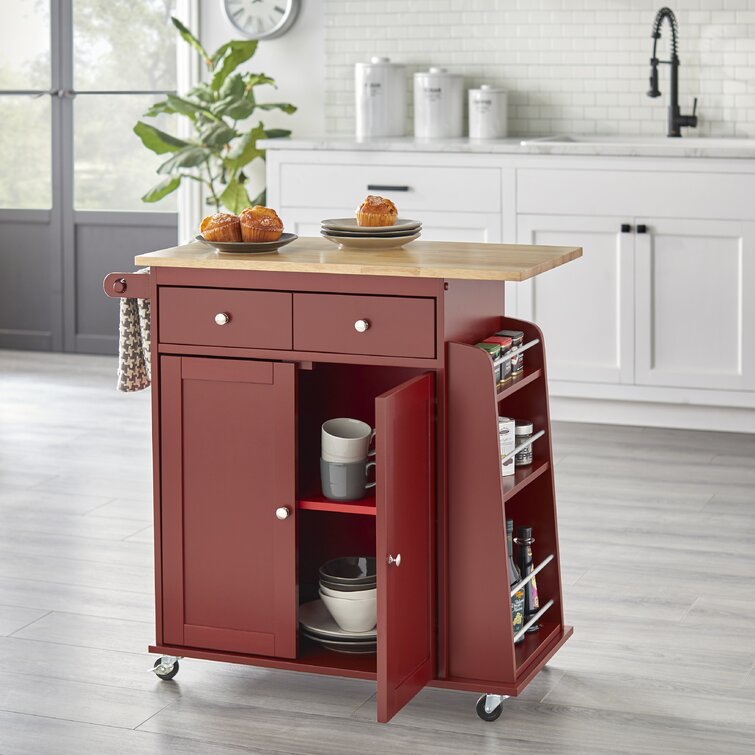 Ferraro Wood Kitchen Cart