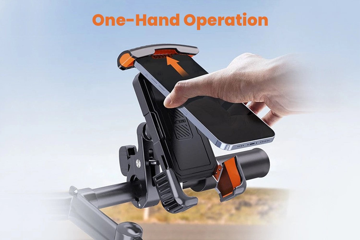 ACRUNU Lock Rotatable Ebike Phone Holder、mySite、bearsvspackers