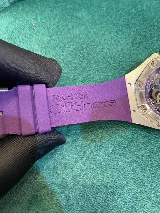 Audemars Piguet Royal Oak Concept 26620IO.OO.D077CA.01 Super Clone Watch – Green Dial Titanium Flying Tourbillon Replica