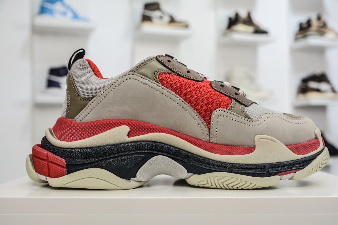 Balenciaga Triple S Sneaker Grey Red、mysite、Cacoeks