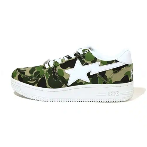 ABC CAMO CANVAS BAPESTA LOW SNEAKERS、mysite、Cacoeks