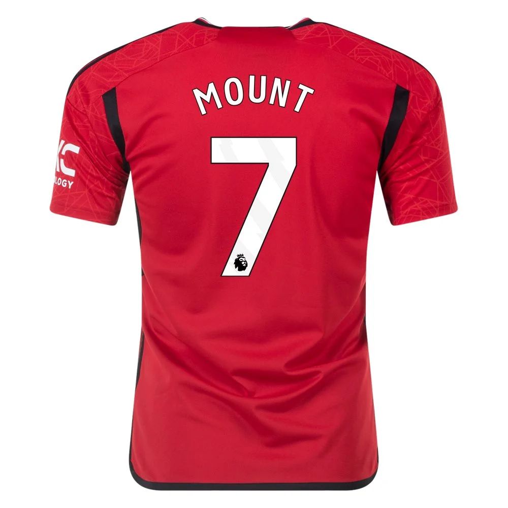 23/24 Manchester United #7 Mason Mount Home Jersey-mysite Custom Football Kit- Nextkits