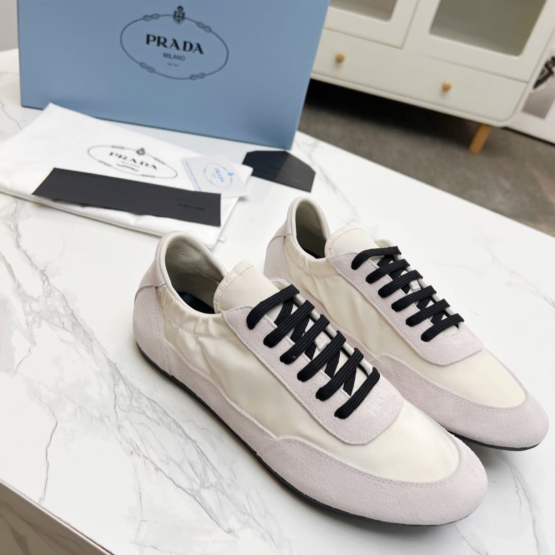 COLLAPSE SNEAKERS IN BEIGE SUEDE AND NYLON、mysite、Cacoeks