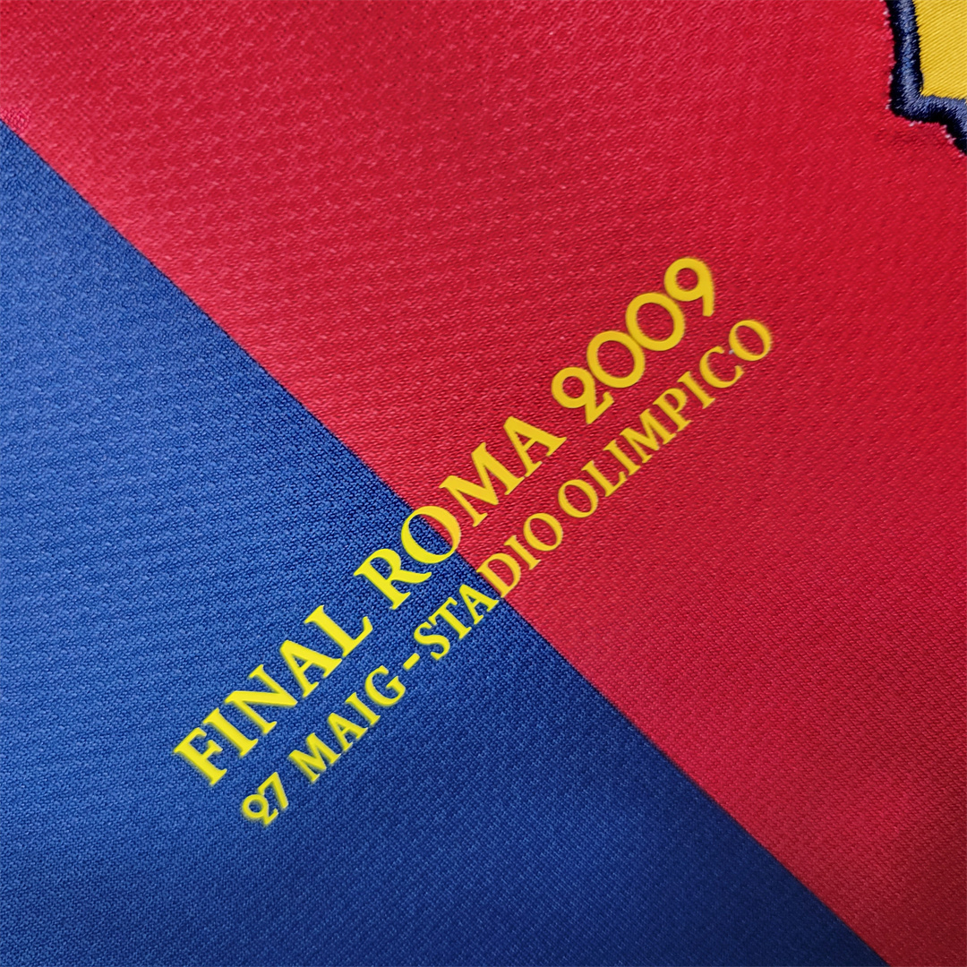ManixJersey.com | Retro Barcelona 08-09 Home Stadium Jersey -Customize Name, Number and Patch | Worldwide Shipping