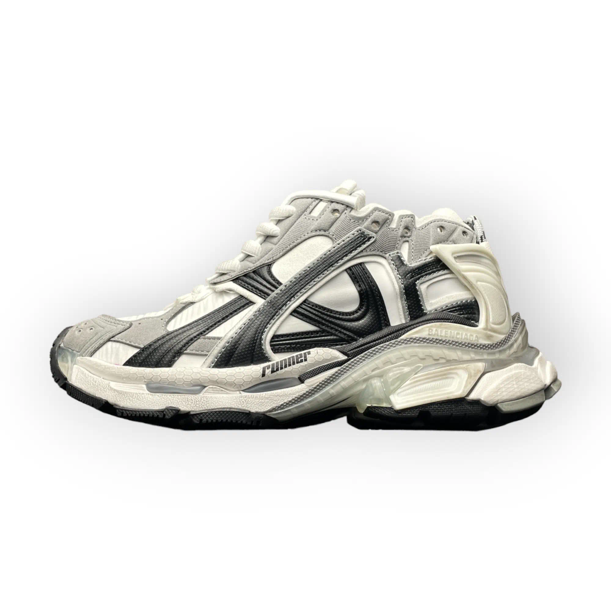 Balenciaga Runner Sneaker in Grey White Black、mysite、Cacoeks