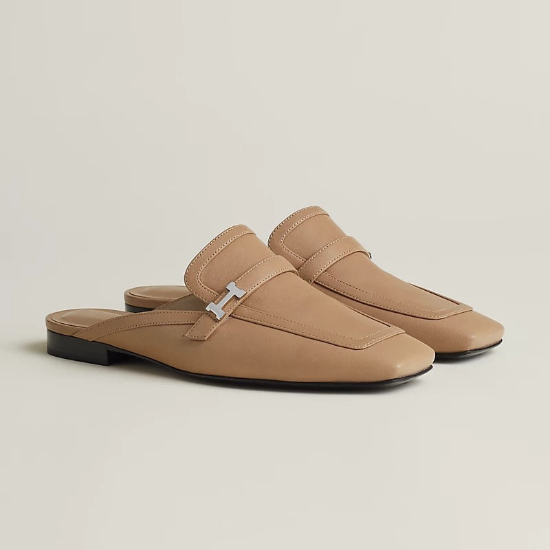 Groupie Mule Beige Argile、mysite、Cacoeks