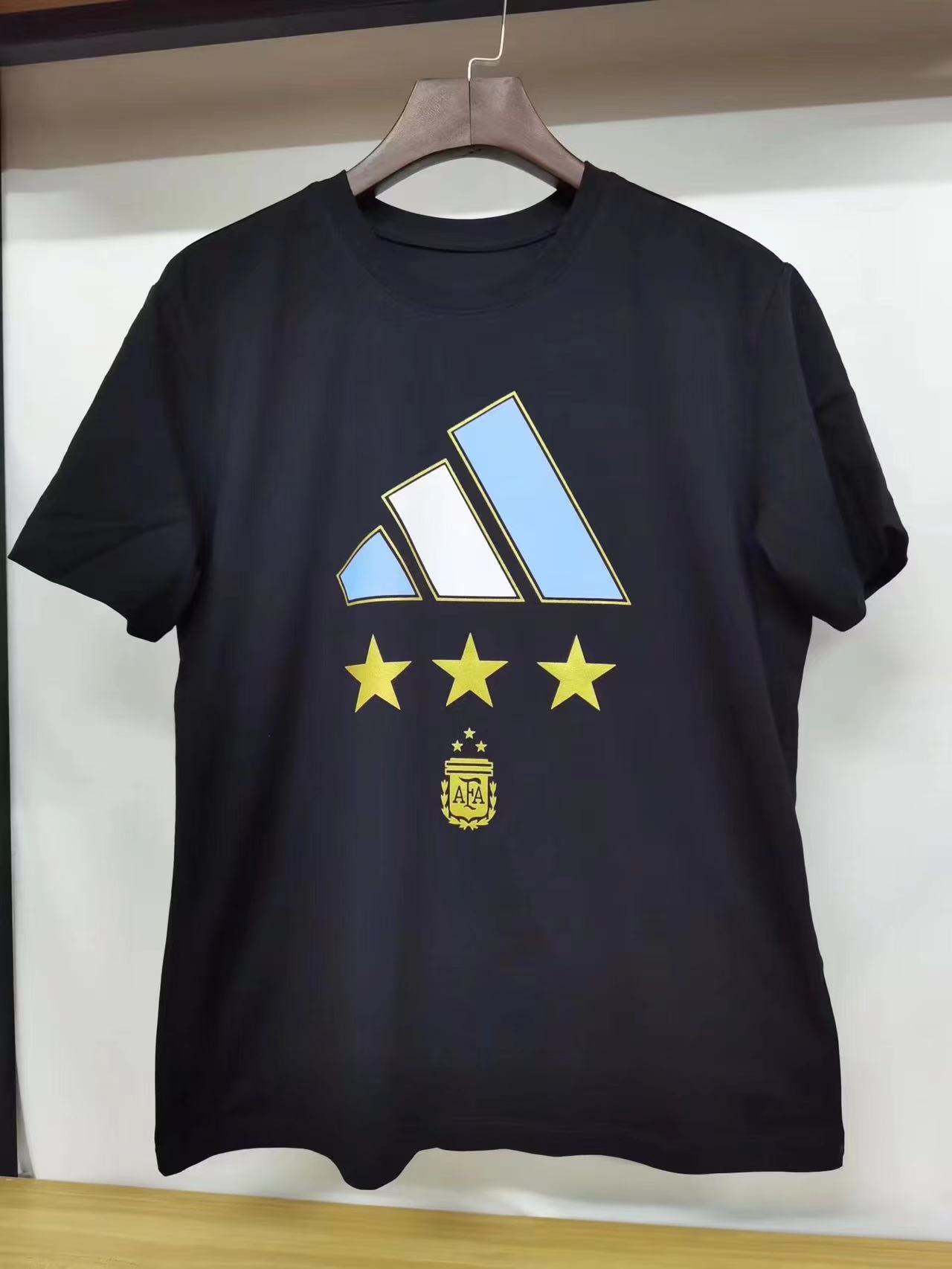 Higojerseys-Three Star Argentina Champion Shirt 2022 World Cup