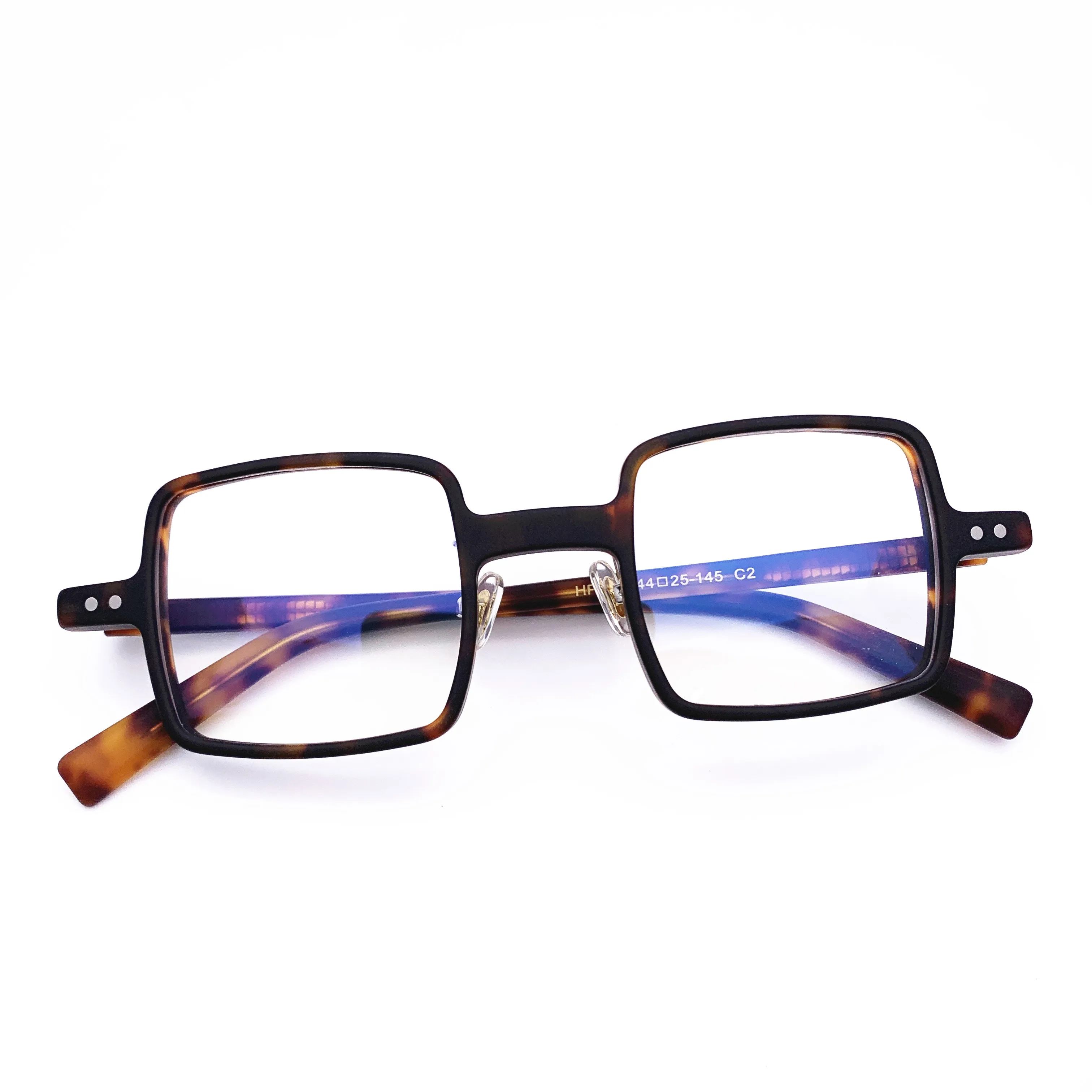 Belight Optical Fancy Design Acetate Square Shape  Men Women Vintage Retro Prescription Eyeglasses  Frame Eyewear HP242
