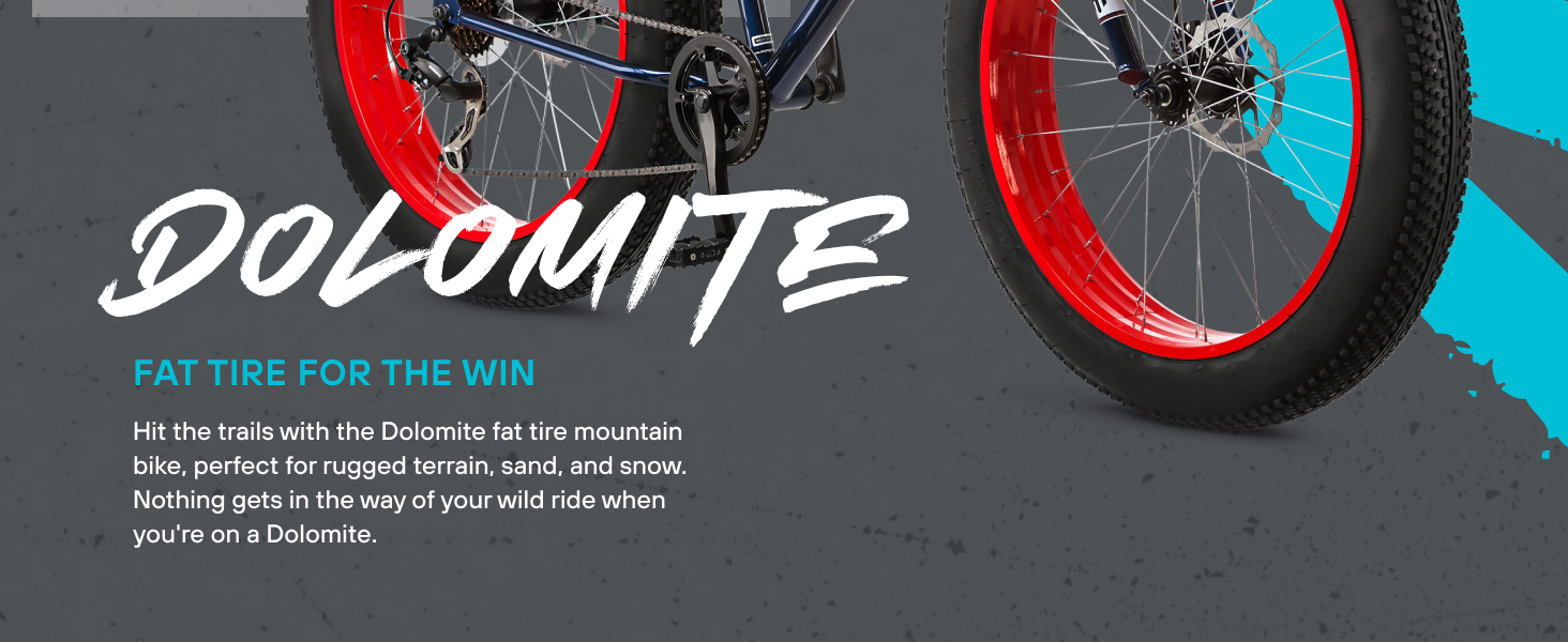 Mongoose Dolomite bike fat tire for the win