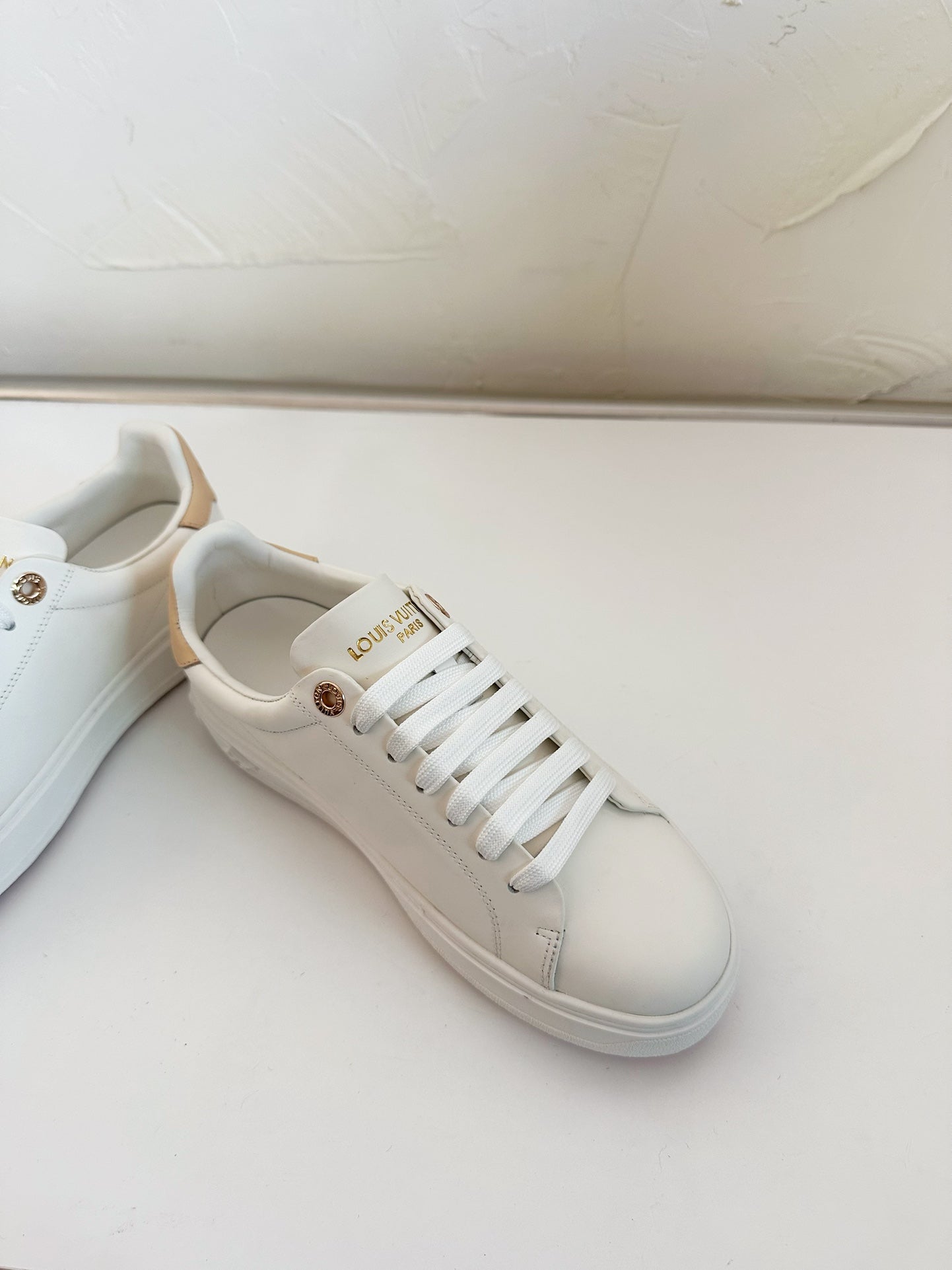 TIME OUT SNEAKER IN WHITE CALFSKIN、mysite、Cacoeks