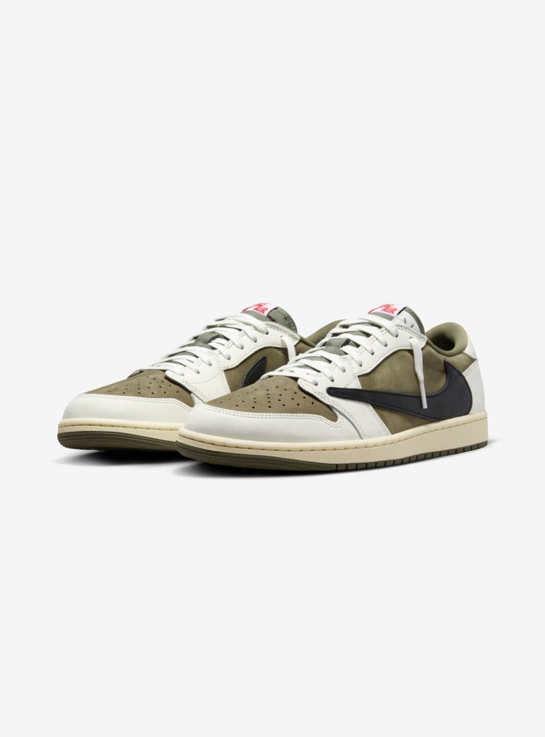 Air Jordan 1 Retro Low OG SP Travis Scott Reverse Olive、JORDAN、Cacoeks