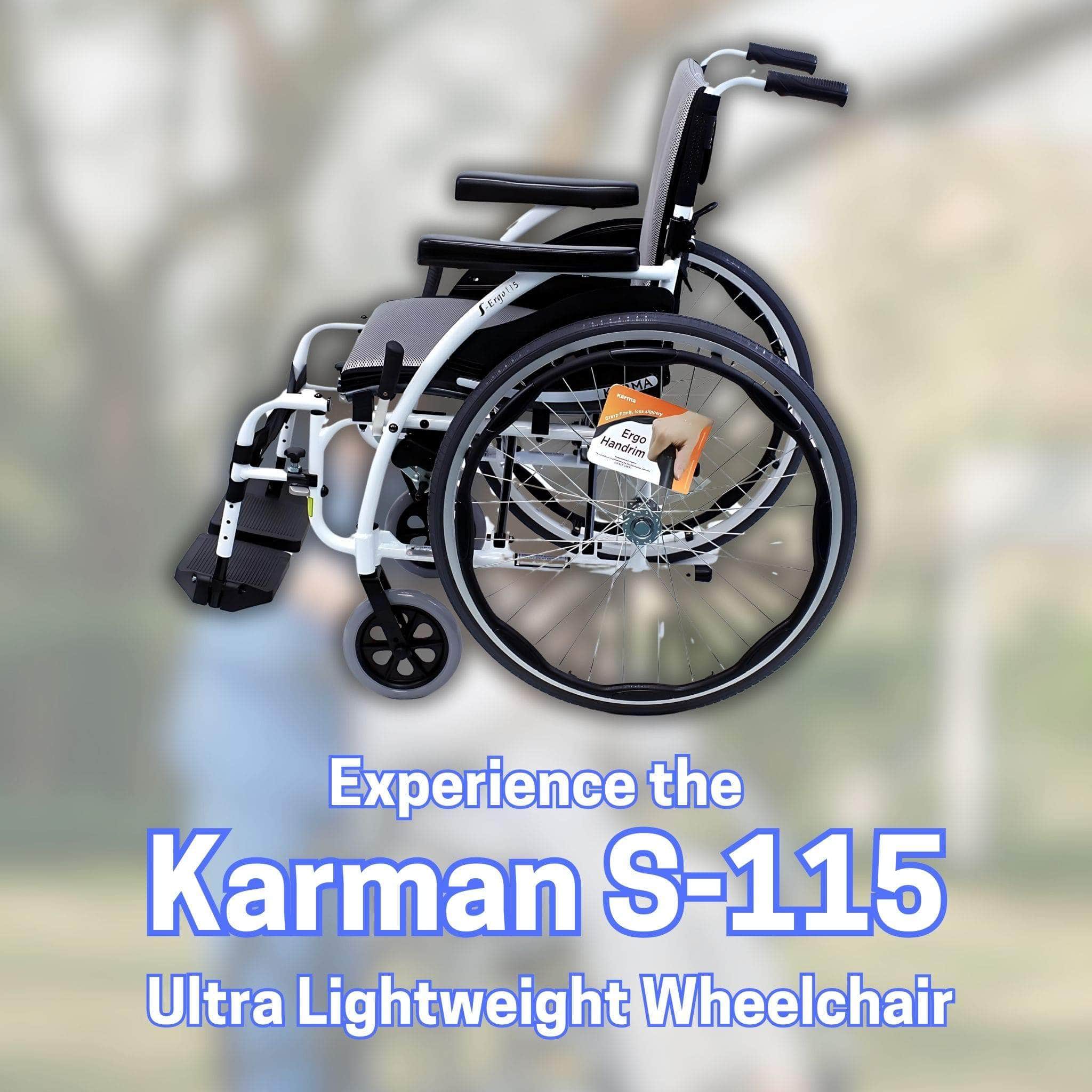 Experience the Karman S-115 Ultra Lightweight Wheelchair