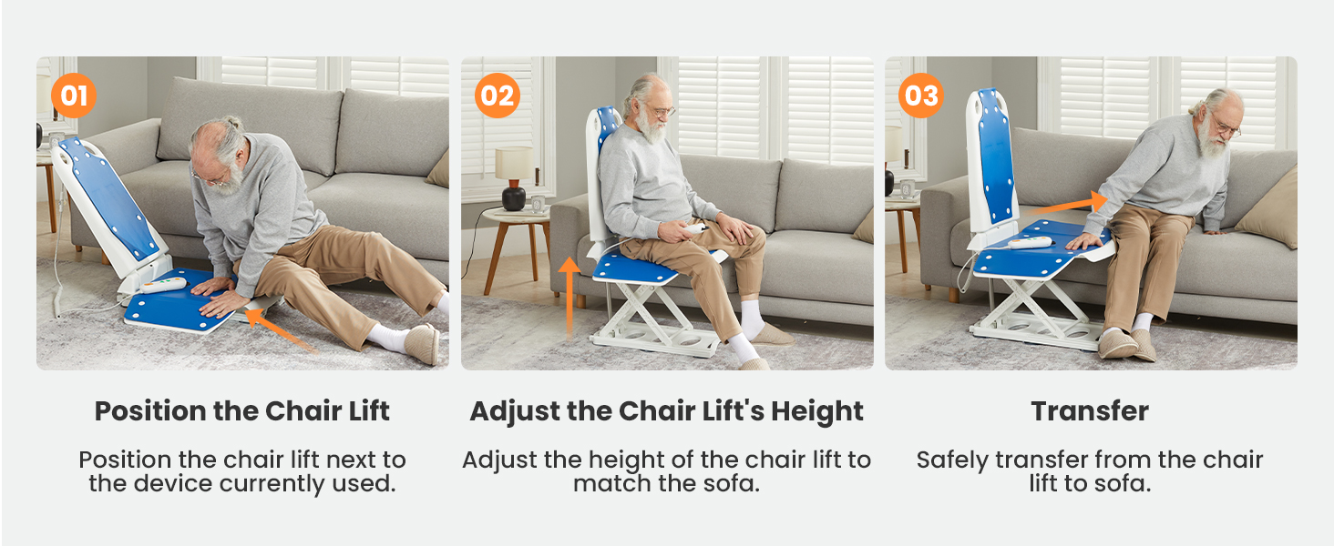 how to lift elderly person from floor